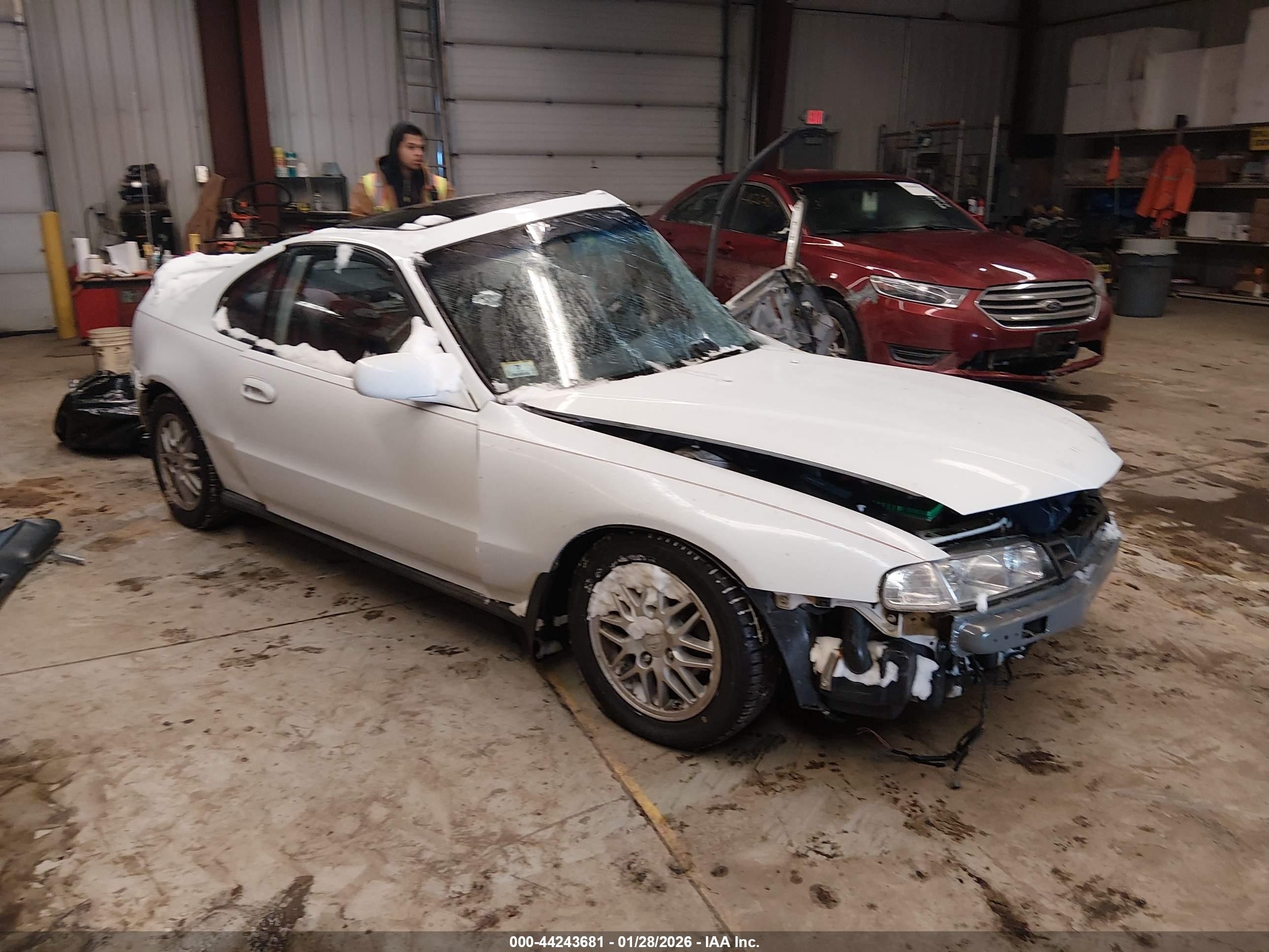 1992 Honda Prelude S Белый vin: JHMBA8248NC002278