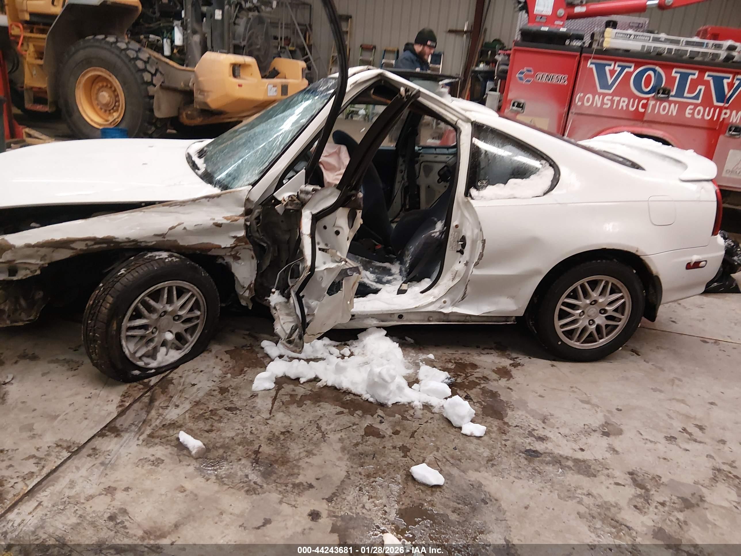 1992 Honda Prelude S White vin: JHMBA8248NC002278