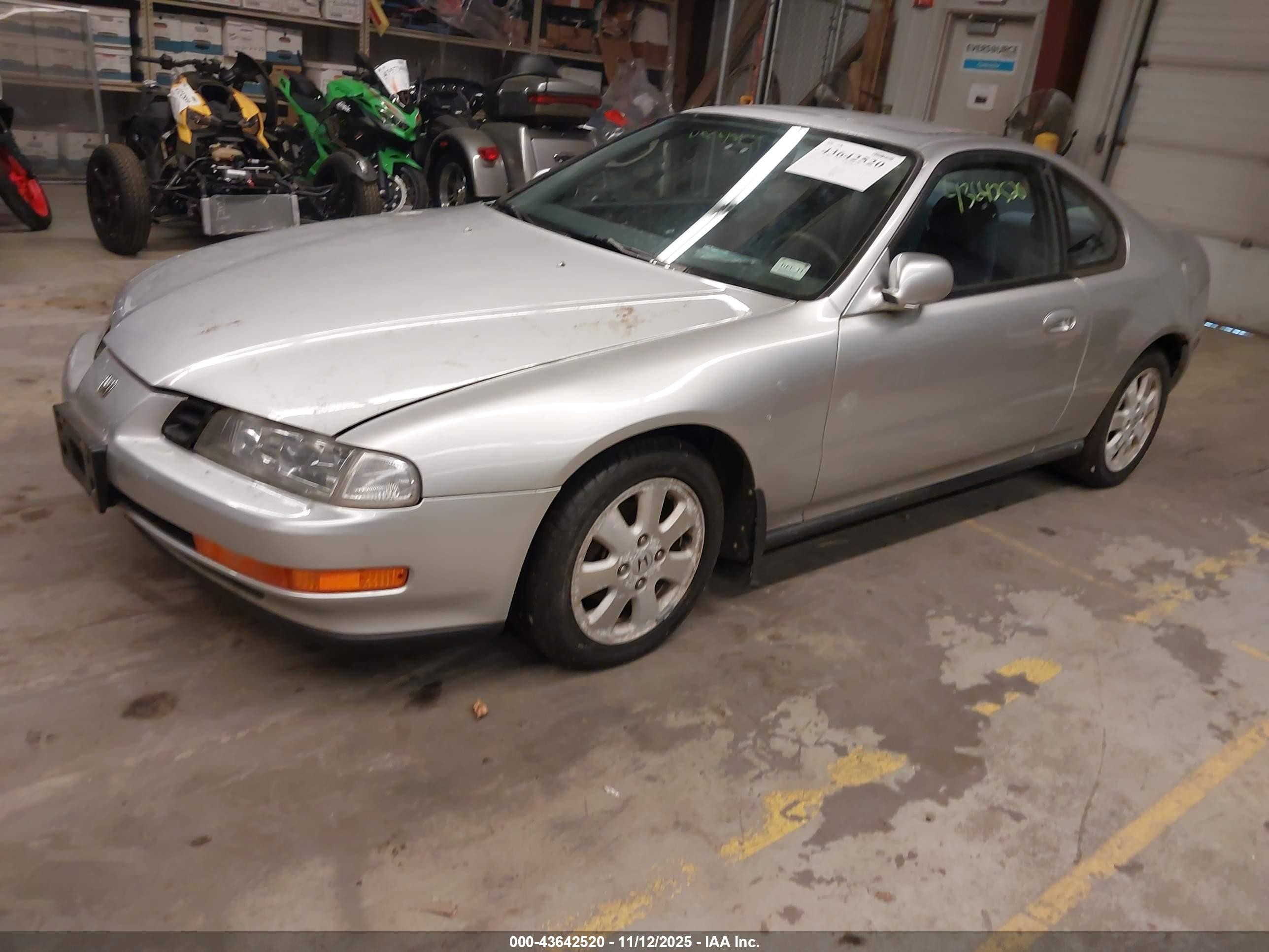 1992 Honda Prelude Si Alb/sr Серебряный vin: JHMBB2152NC023471