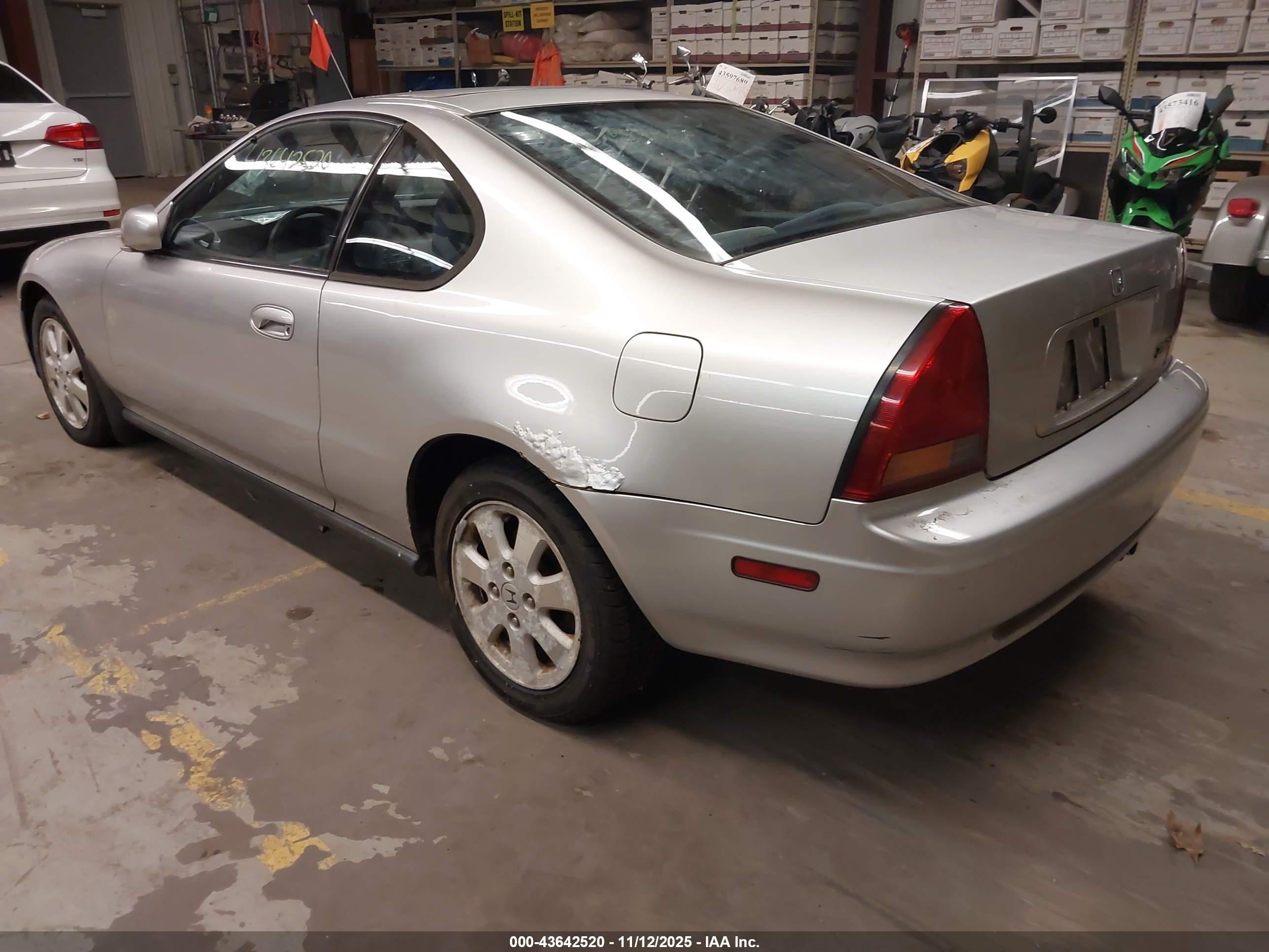 1992 Honda Prelude Si Alb/sr Серебряный vin: JHMBB2152NC023471