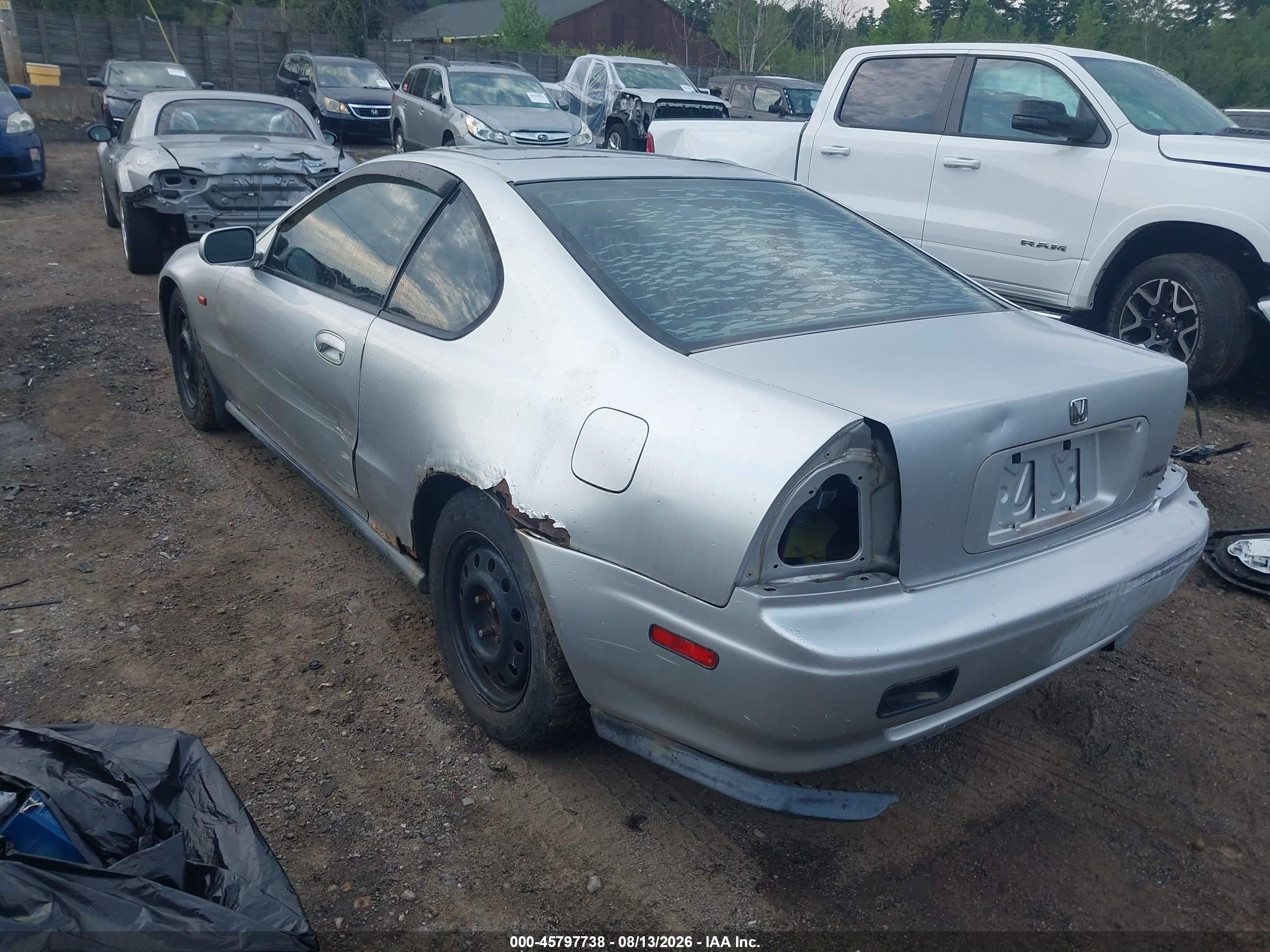 1995 Honda Prelude Si/sr Silver vin: JHMBB2253SC003210