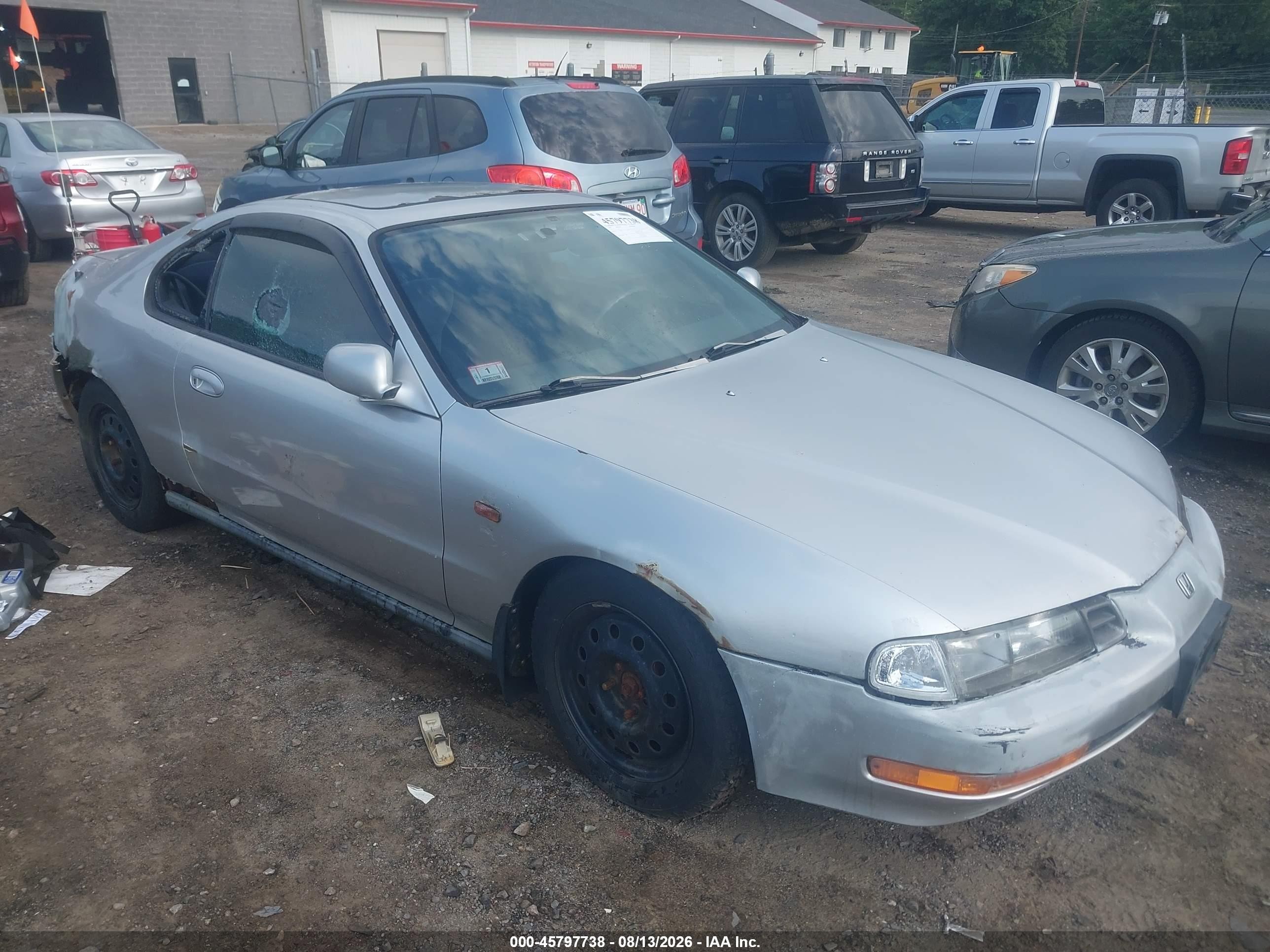 1995 Honda Prelude Si/sr Silver vin: JHMBB2253SC003210