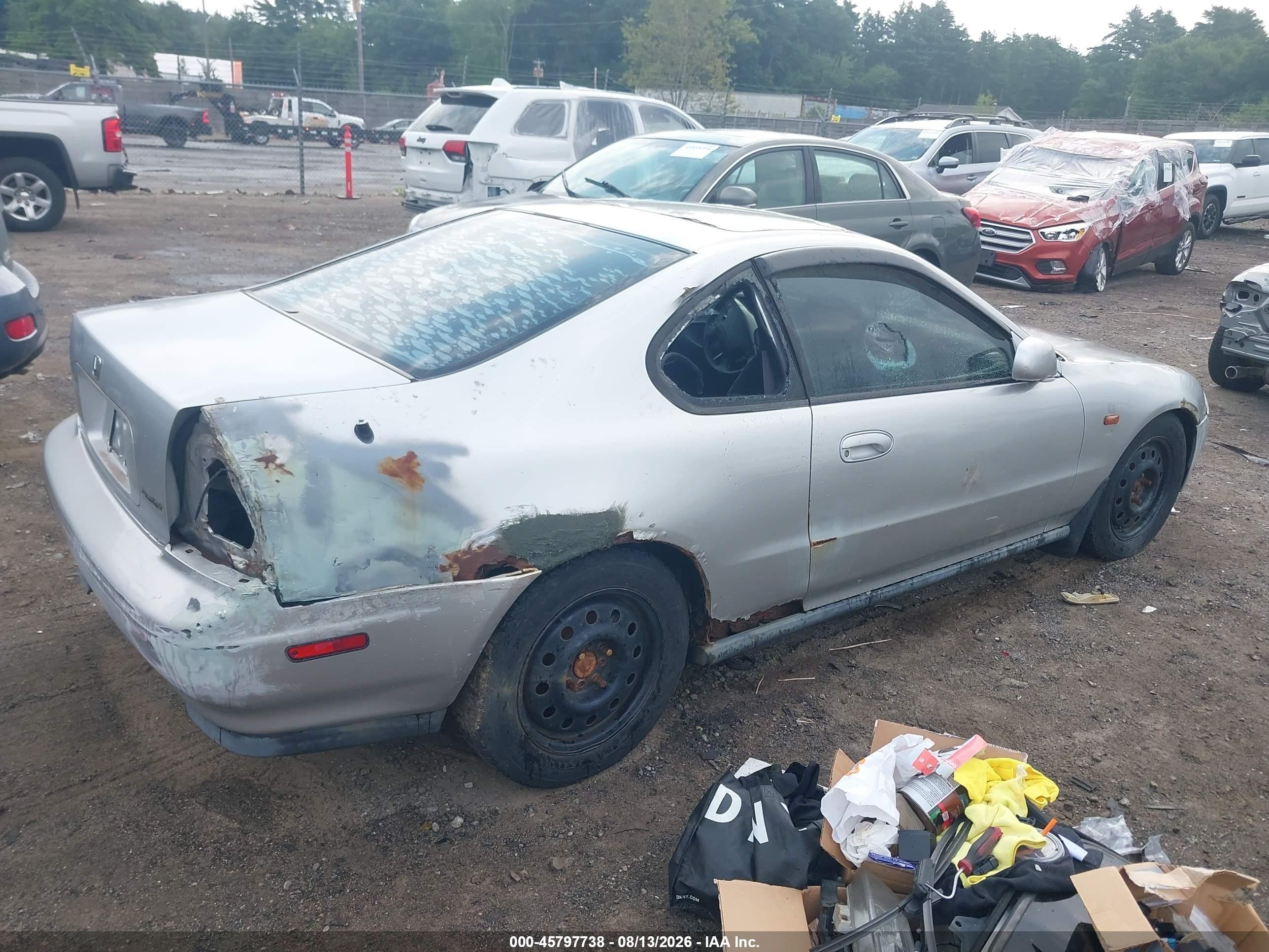 1995 Honda Prelude Si/sr Silver vin: JHMBB2253SC003210