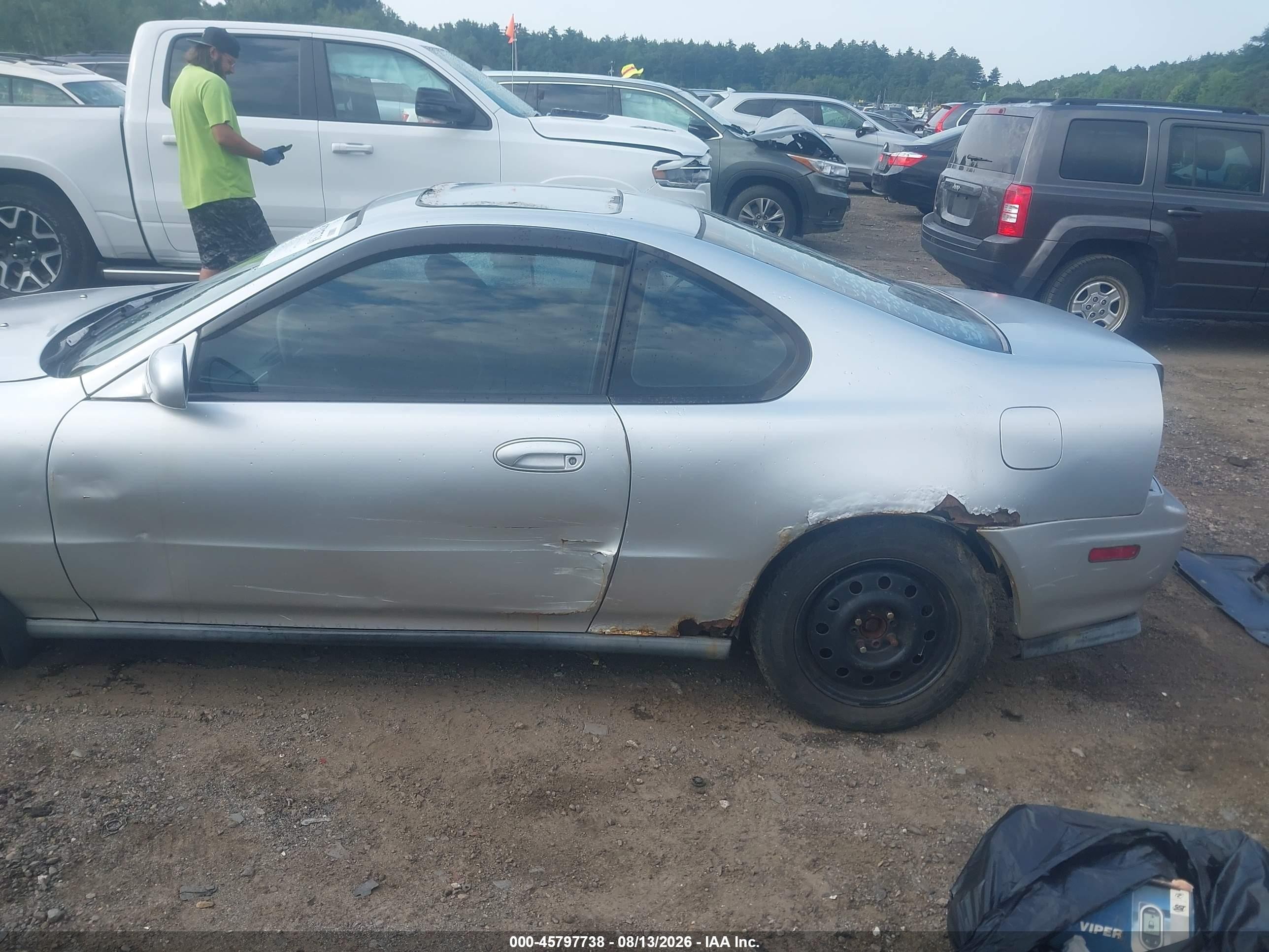 1995 Honda Prelude Si/sr Silver vin: JHMBB2253SC003210