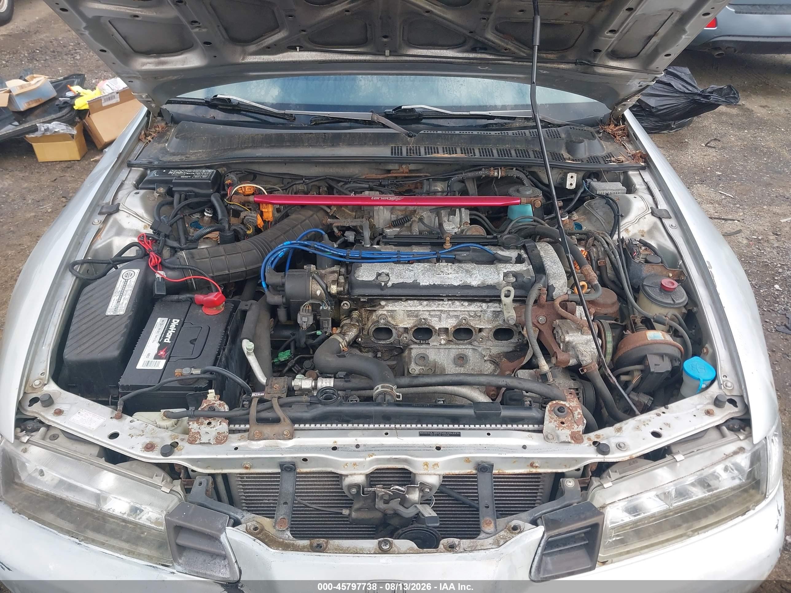 1995 Honda Prelude Si/sr Silver vin: JHMBB2253SC003210