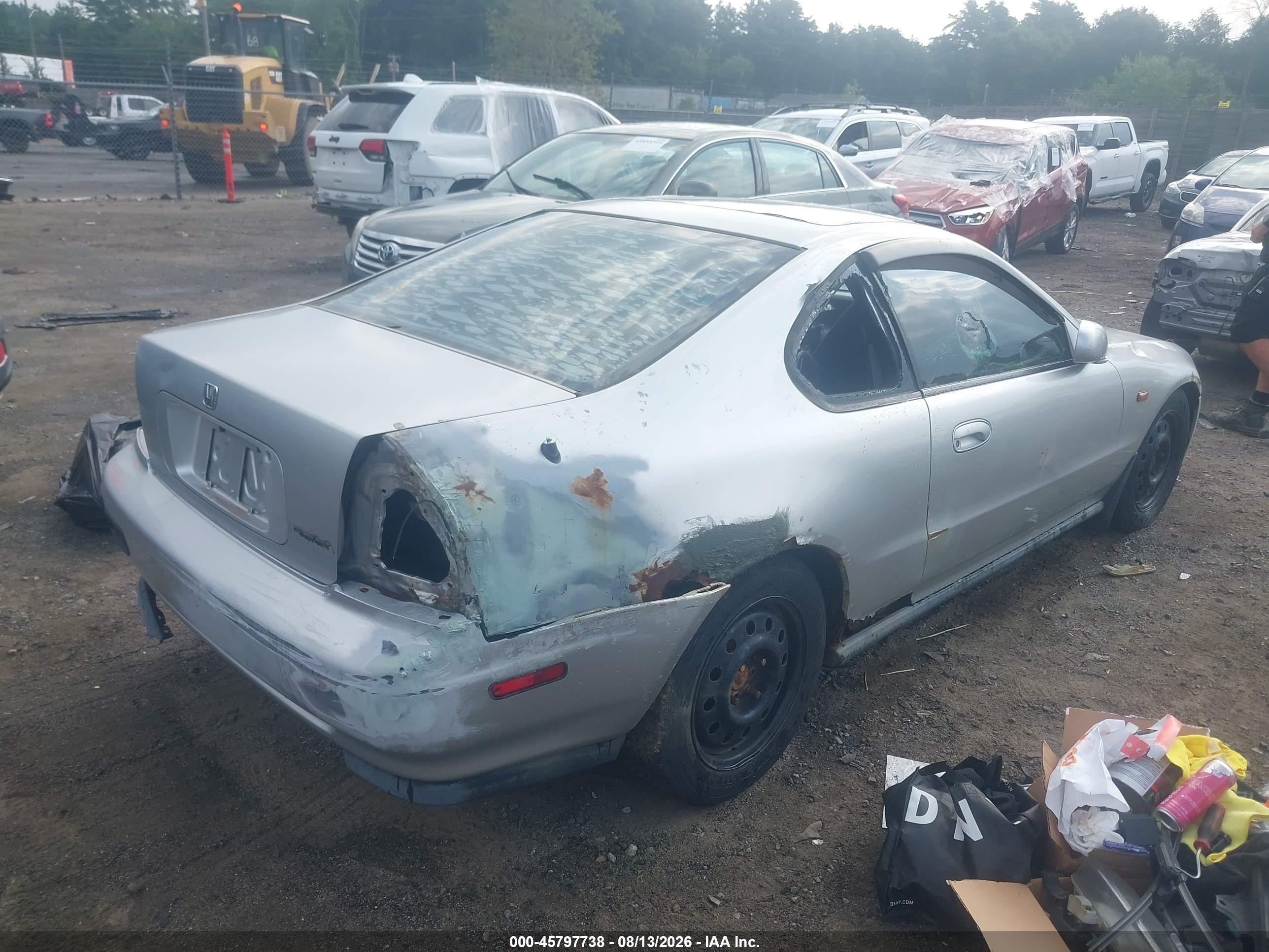 1995 Honda Prelude Si/sr Silver vin: JHMBB2253SC003210