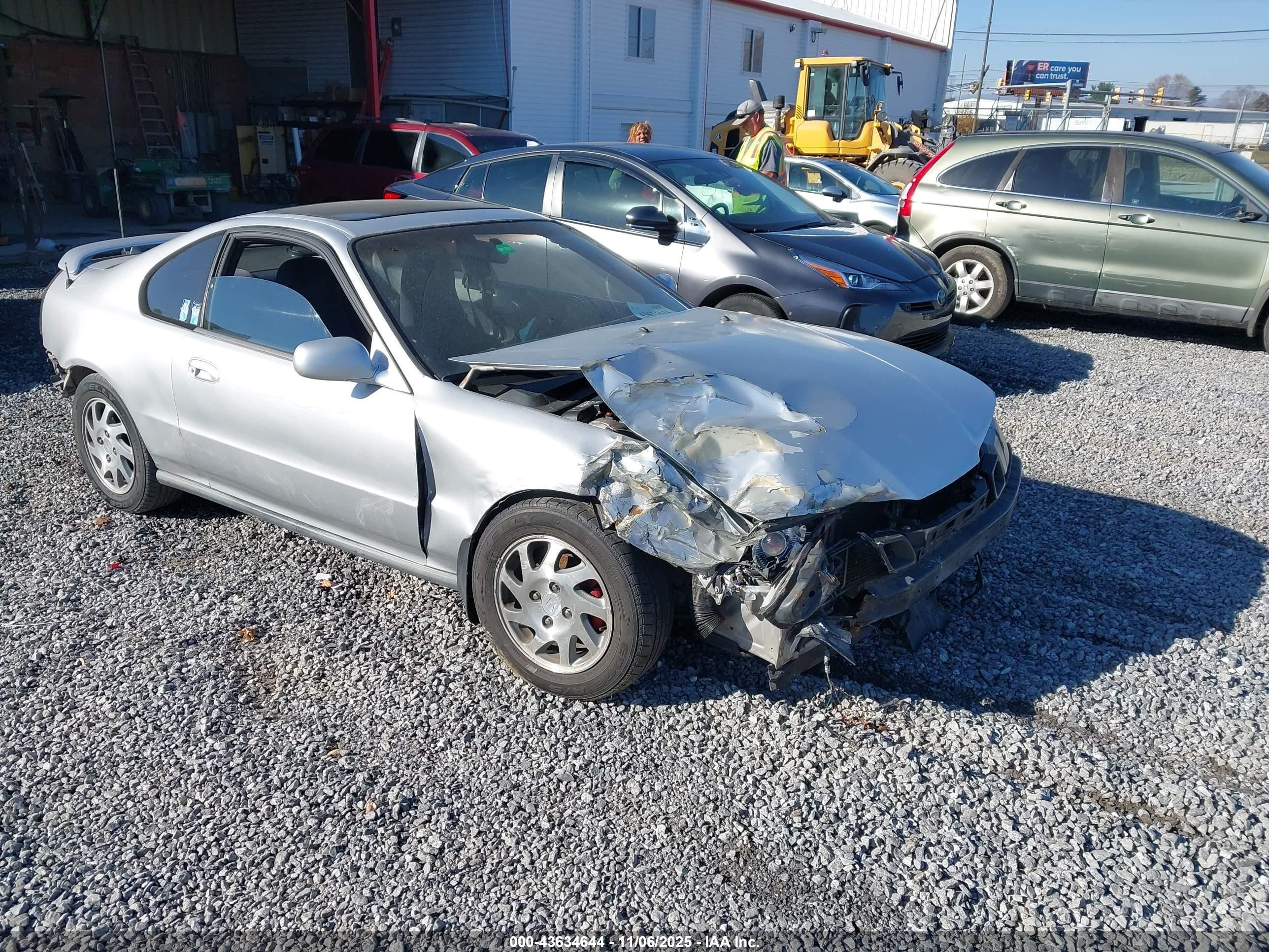 1996 Honda Prelude Si/sr Silver vin: JHMBB2259TC004587