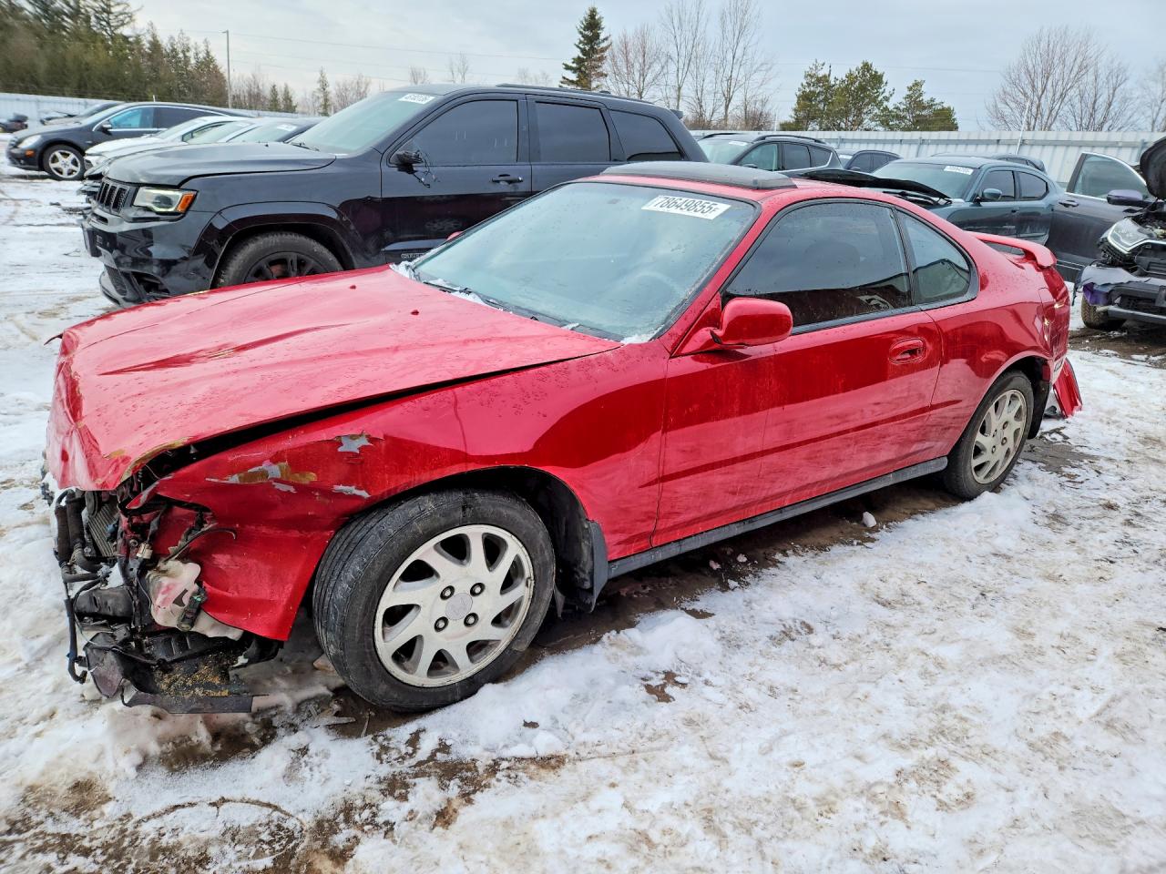 1996 Honda Prelude Si Red vin: JHMBB2259TC800241