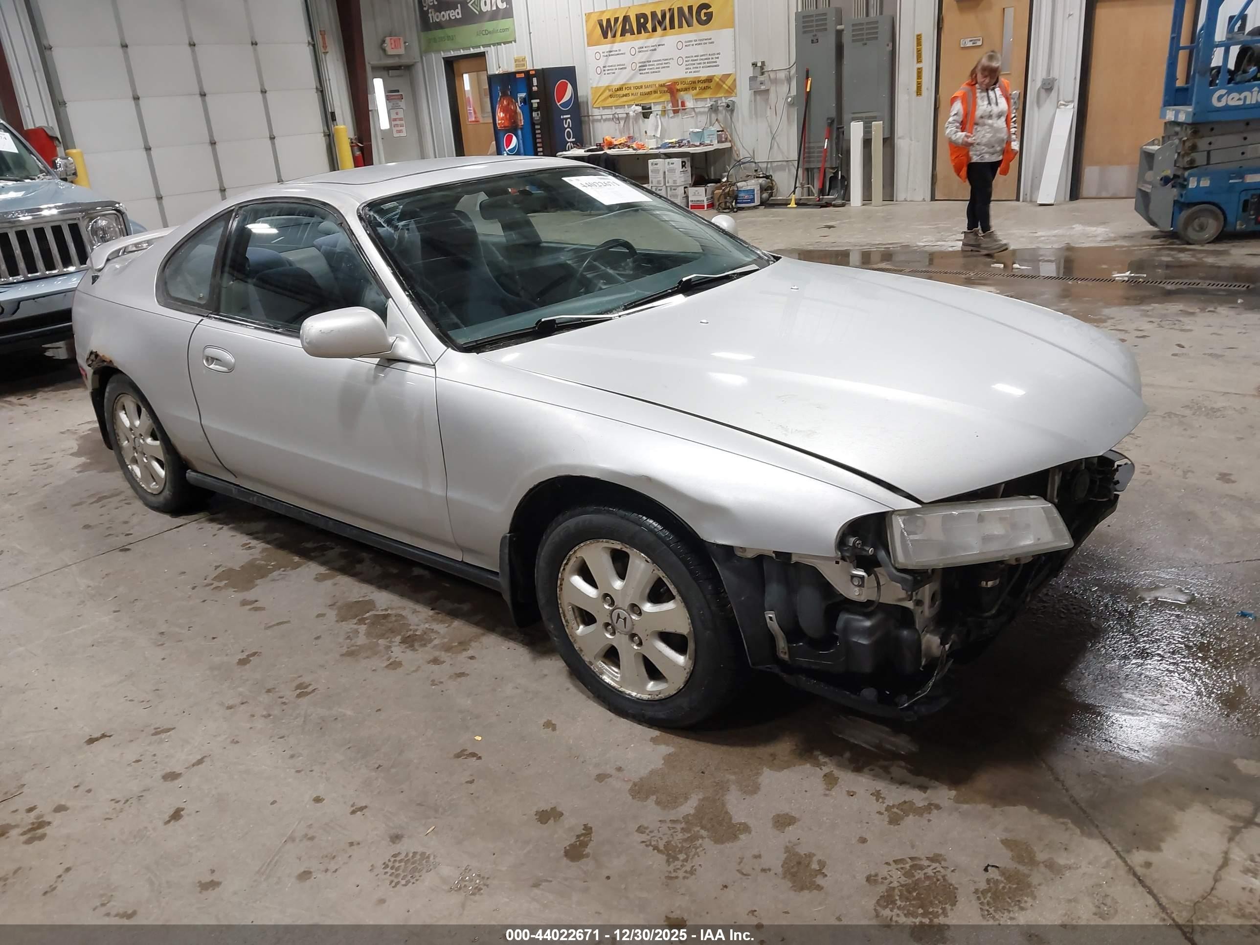 1992 Honda Prelude Si Alb/sr Серебряный vin: JHMBB225XNC022051