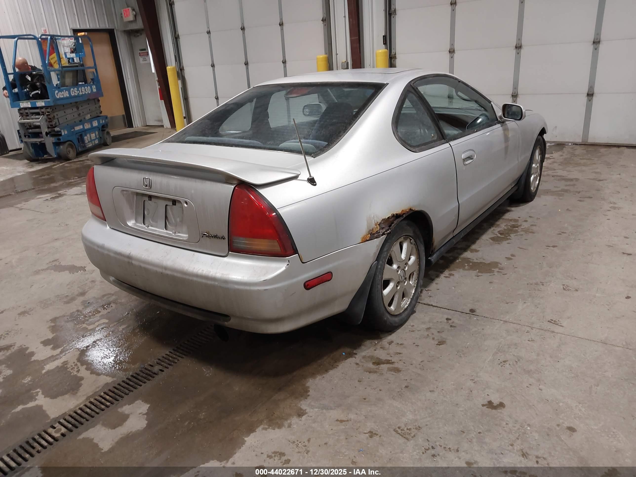 1992 Honda Prelude Si Alb/sr Серебряный vin: JHMBB225XNC022051
