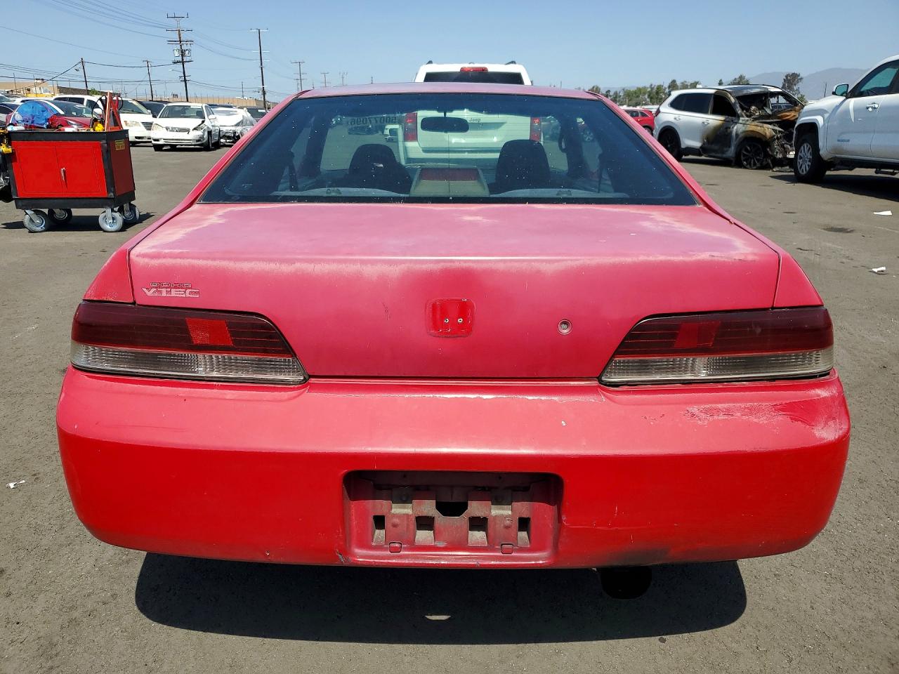 2001 Honda Prelude Red vin: JHMBB61401C007004
