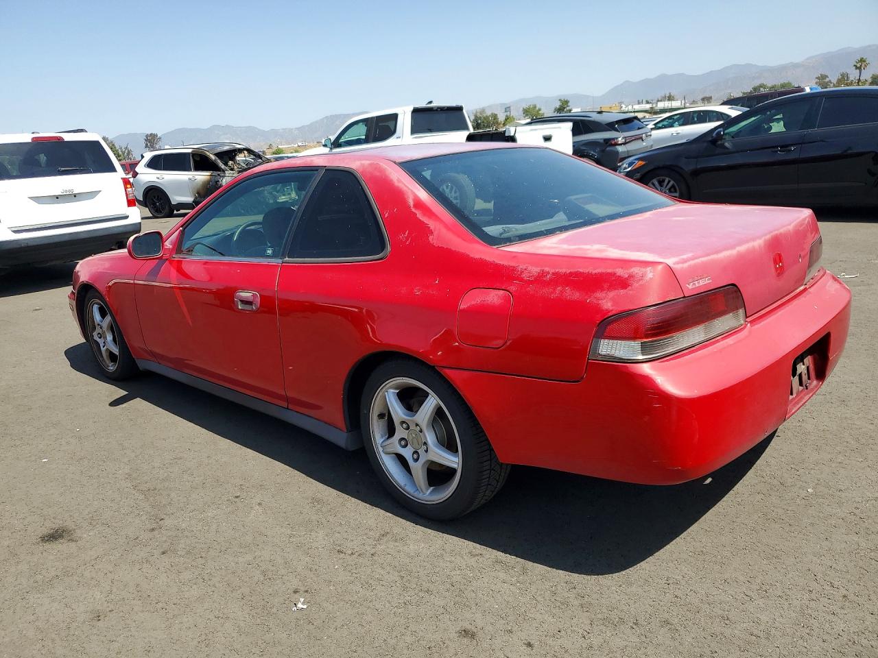 2001 Honda Prelude Red vin: JHMBB61401C007004