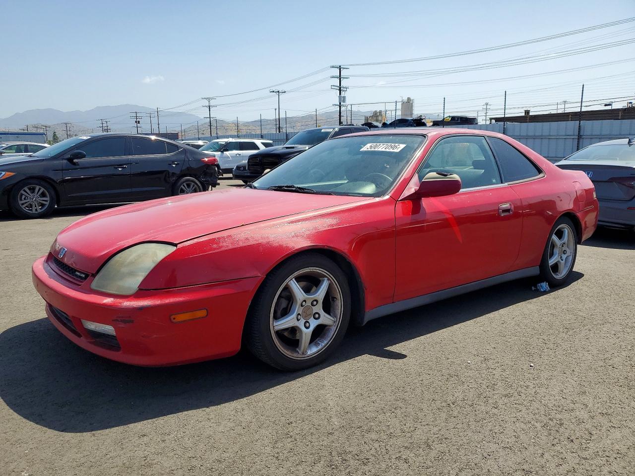 2001 Honda Prelude Red vin: JHMBB61401C007004