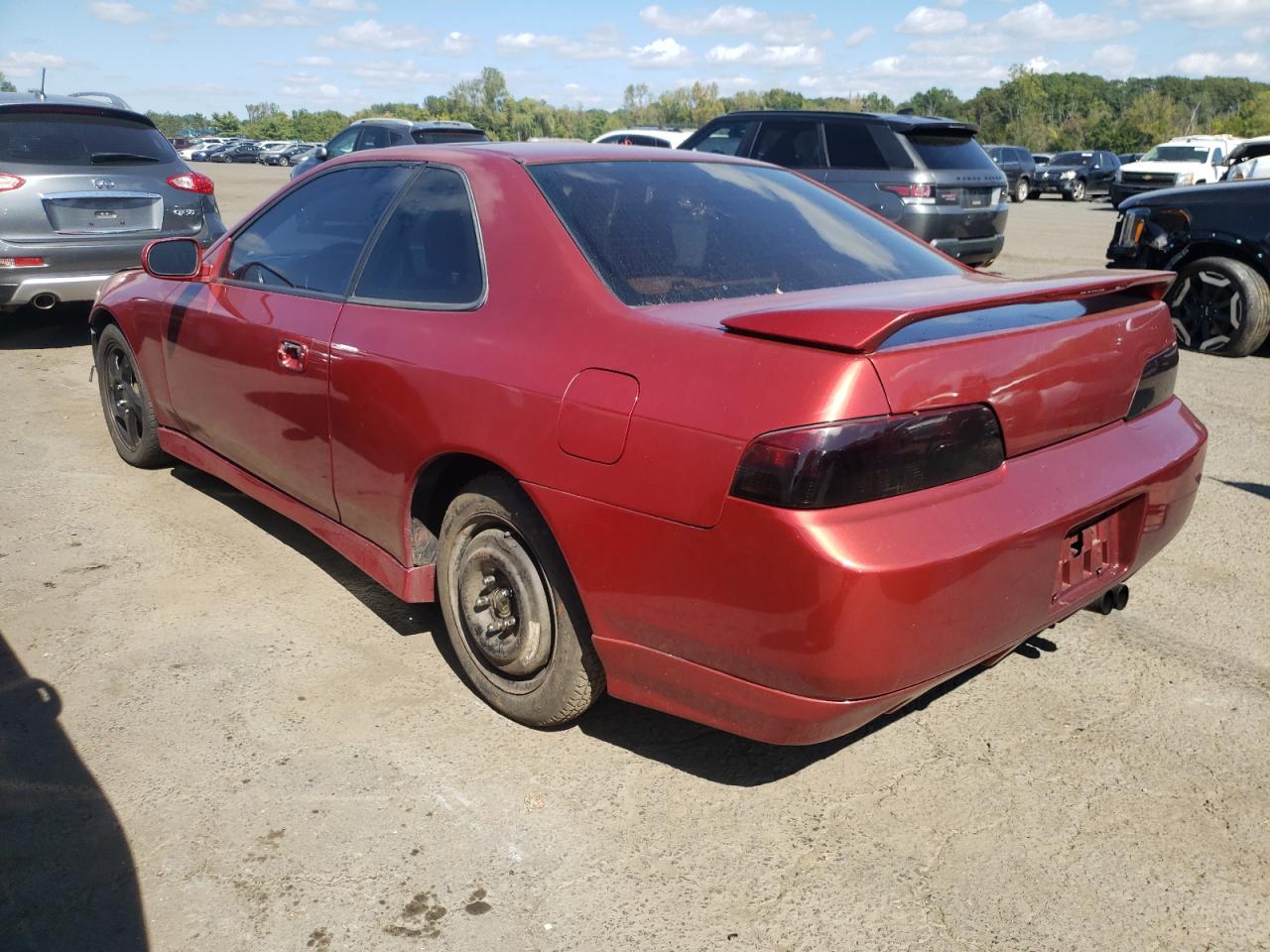 2001 Honda Prelude Red vin: JHMBB61421C000636