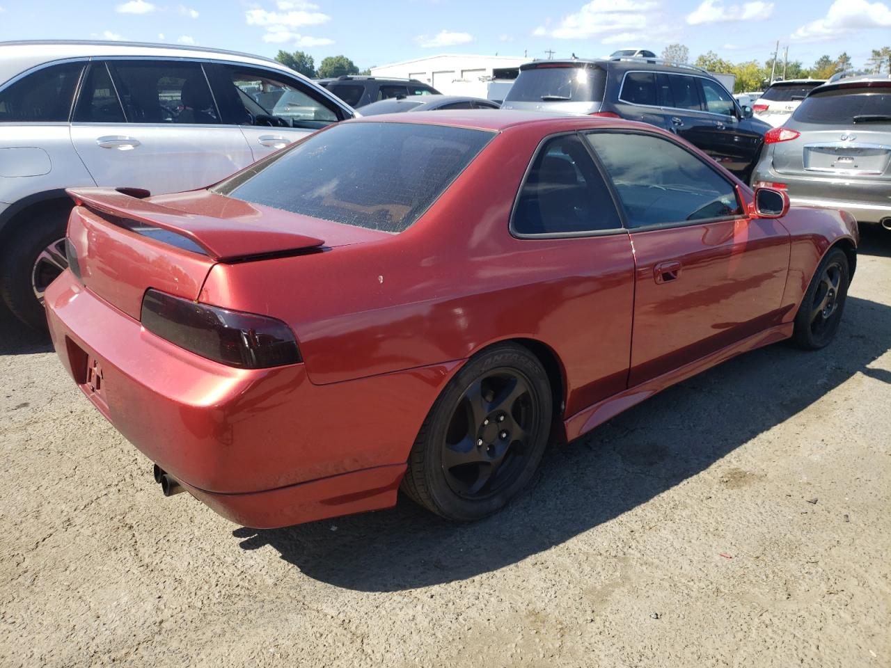 2001 Honda Prelude Red vin: JHMBB61421C000636