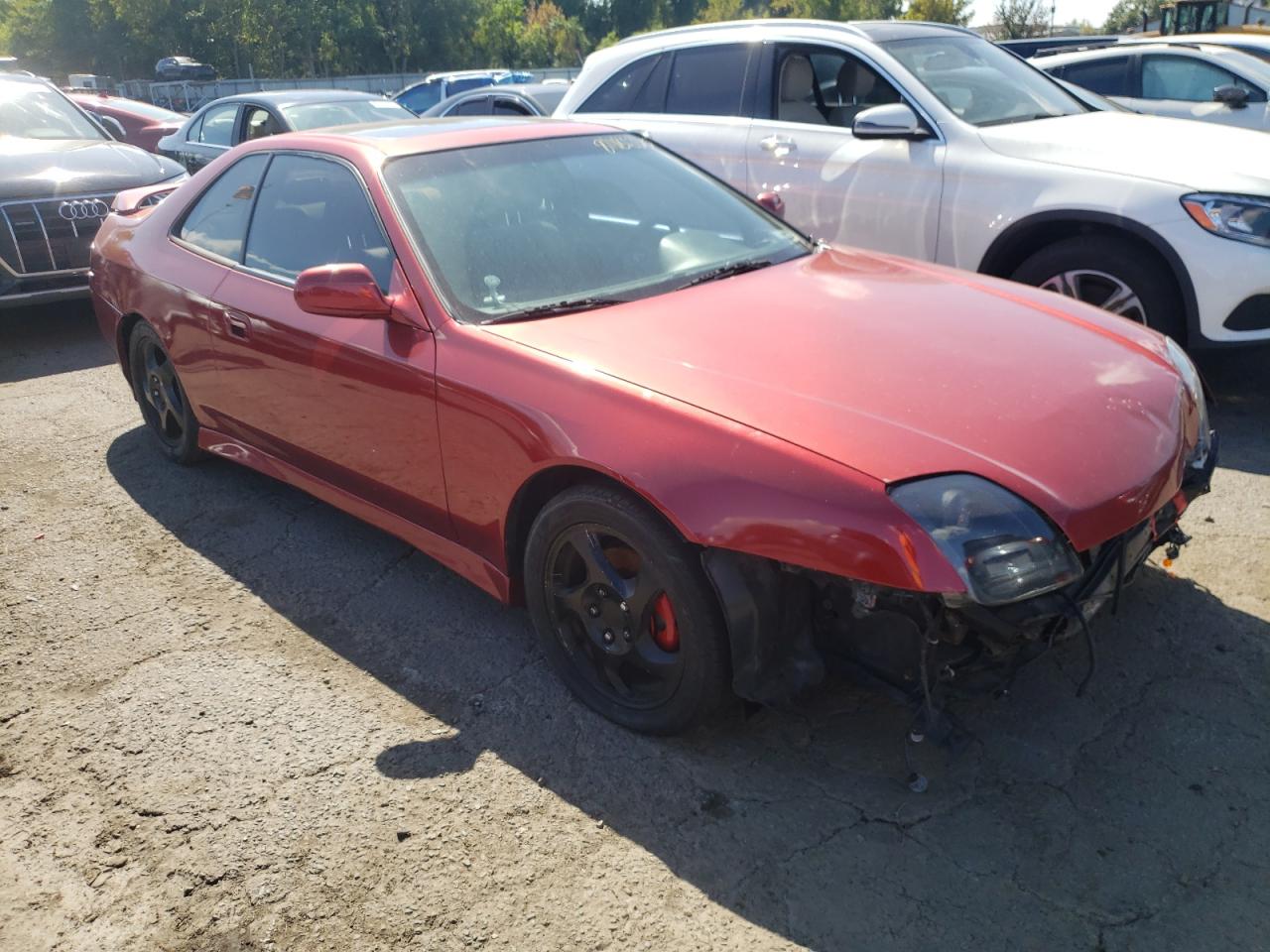 2001 Honda Prelude Red vin: JHMBB61421C000636