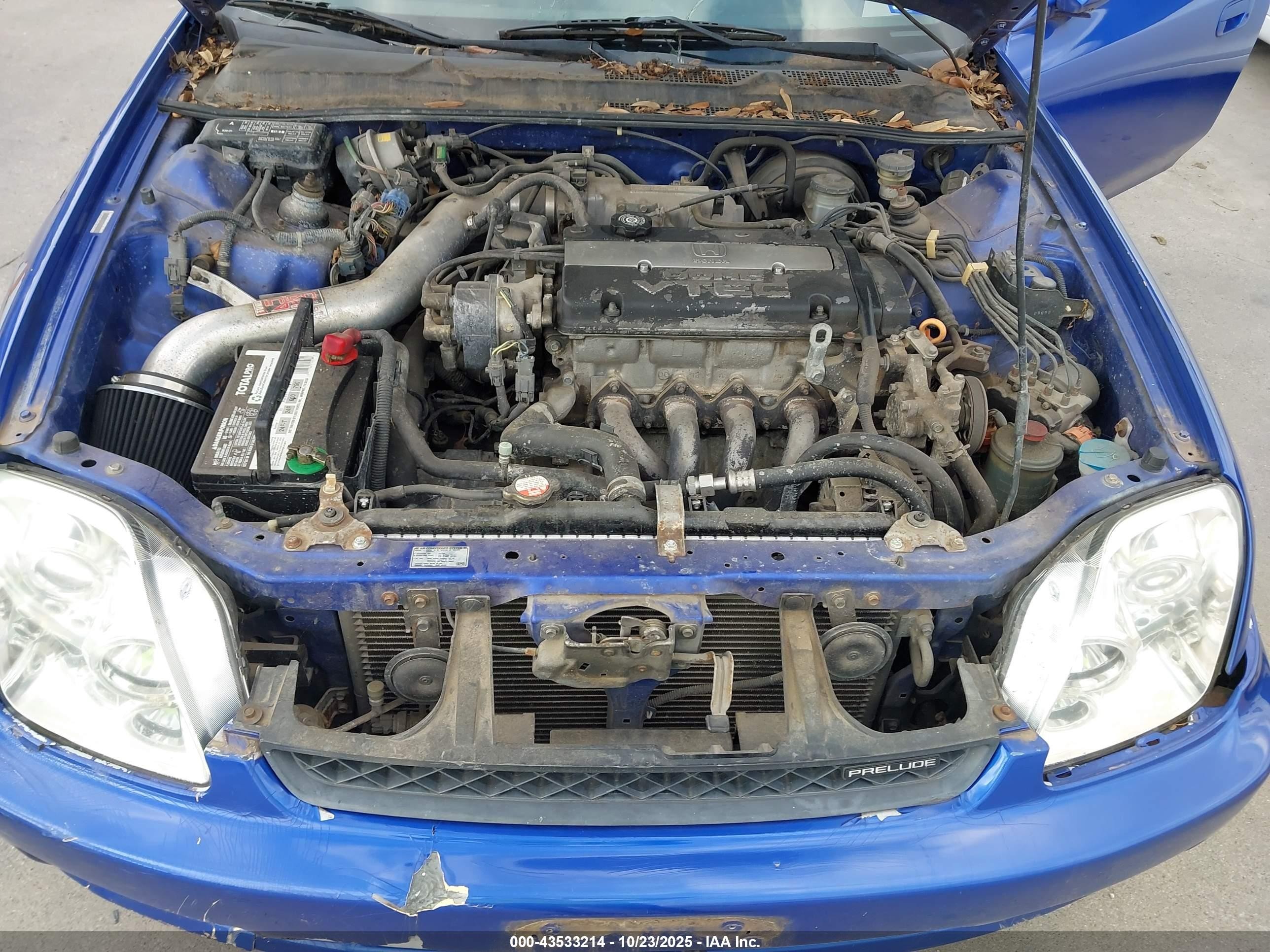 2001 Honda Prelude   Blue vin: JHMBB61421C003827
