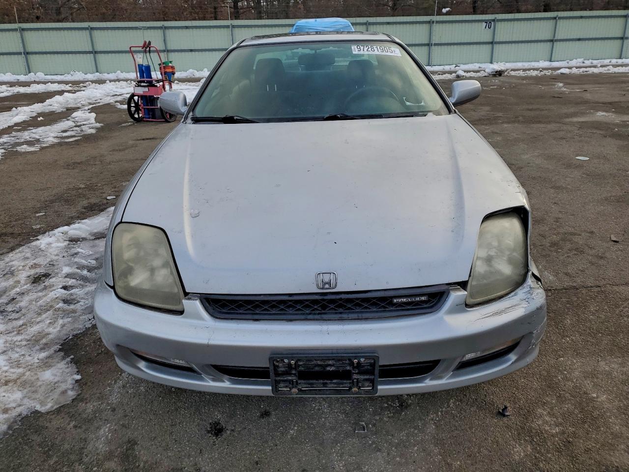 2001 Honda Prelude Silver vin: JHMBB61421C003844