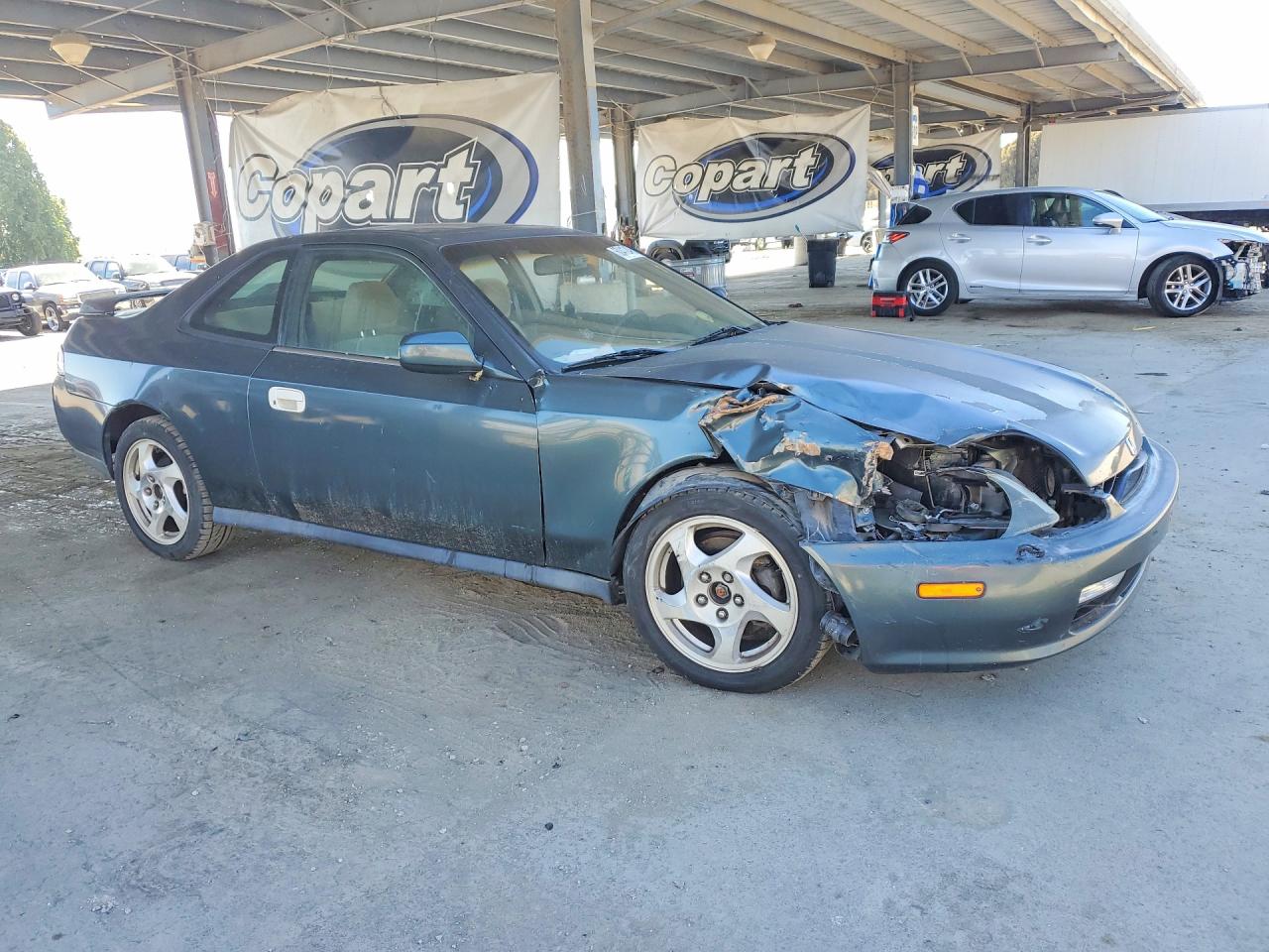 1997 Honda Prelude Green vin: JHMBB6142VC002425