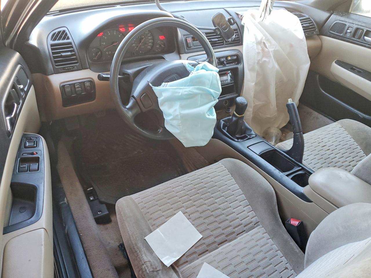 1997 Honda Prelude Green vin: JHMBB6142VC002425