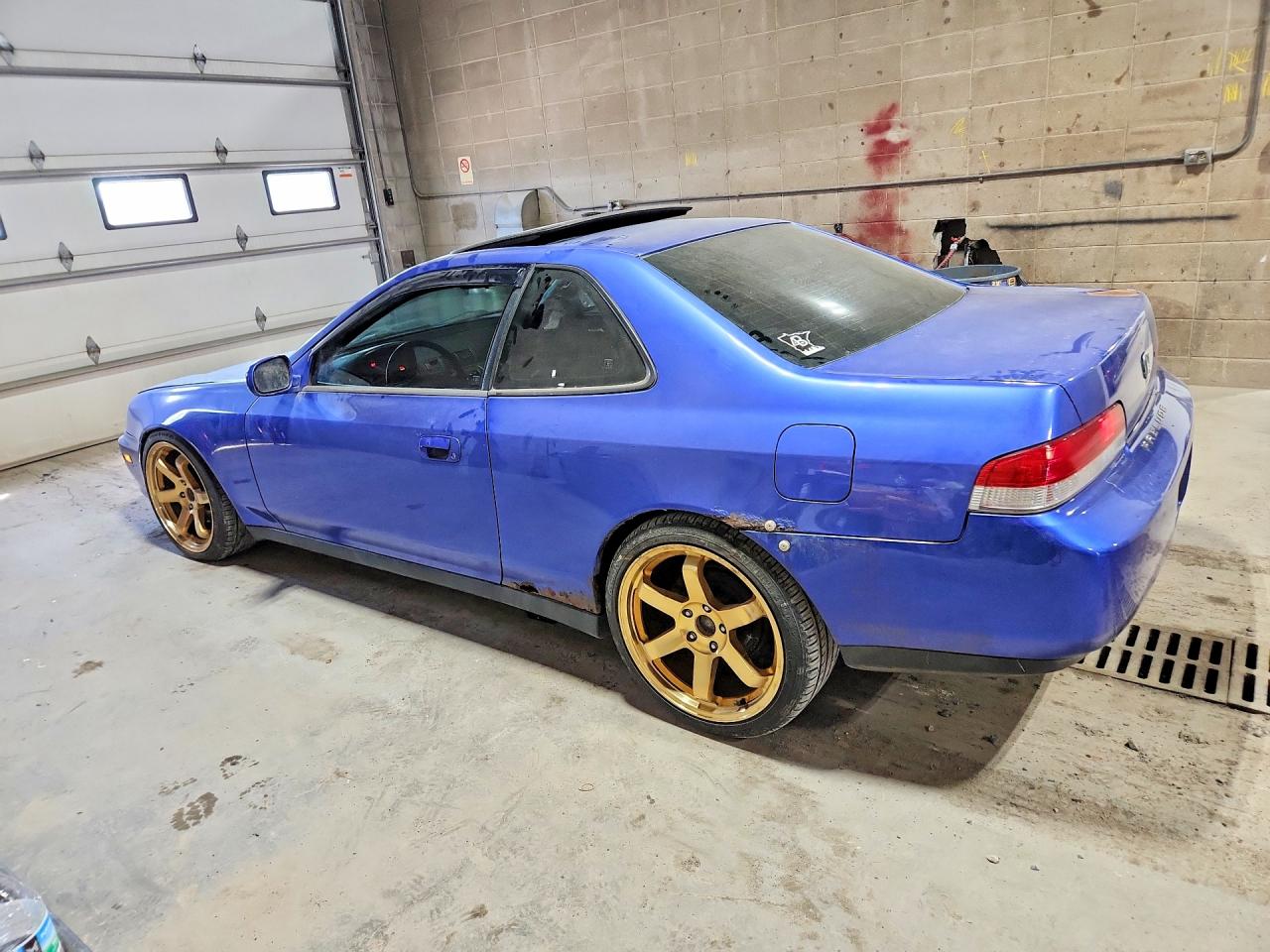 2001 Honda Prelude Blue vin: JHMBB61431C001343