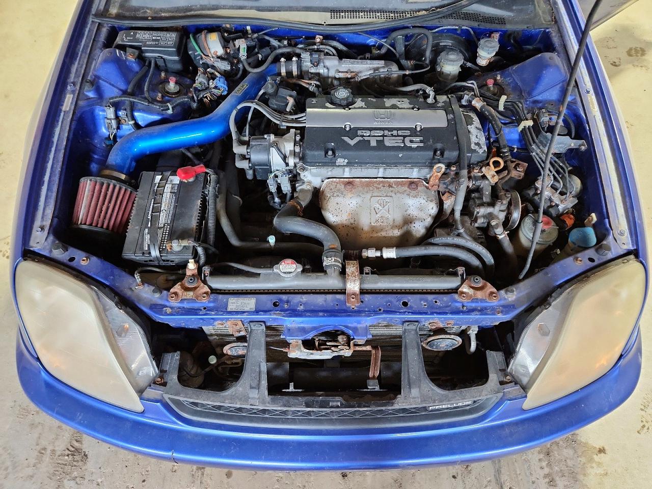2001 Honda Prelude Blue vin: JHMBB61431C001343
