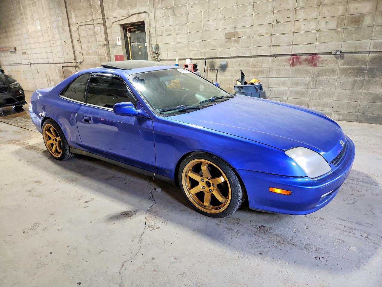 2001 Honda Prelude Blue vin: JHMBB61431C001343