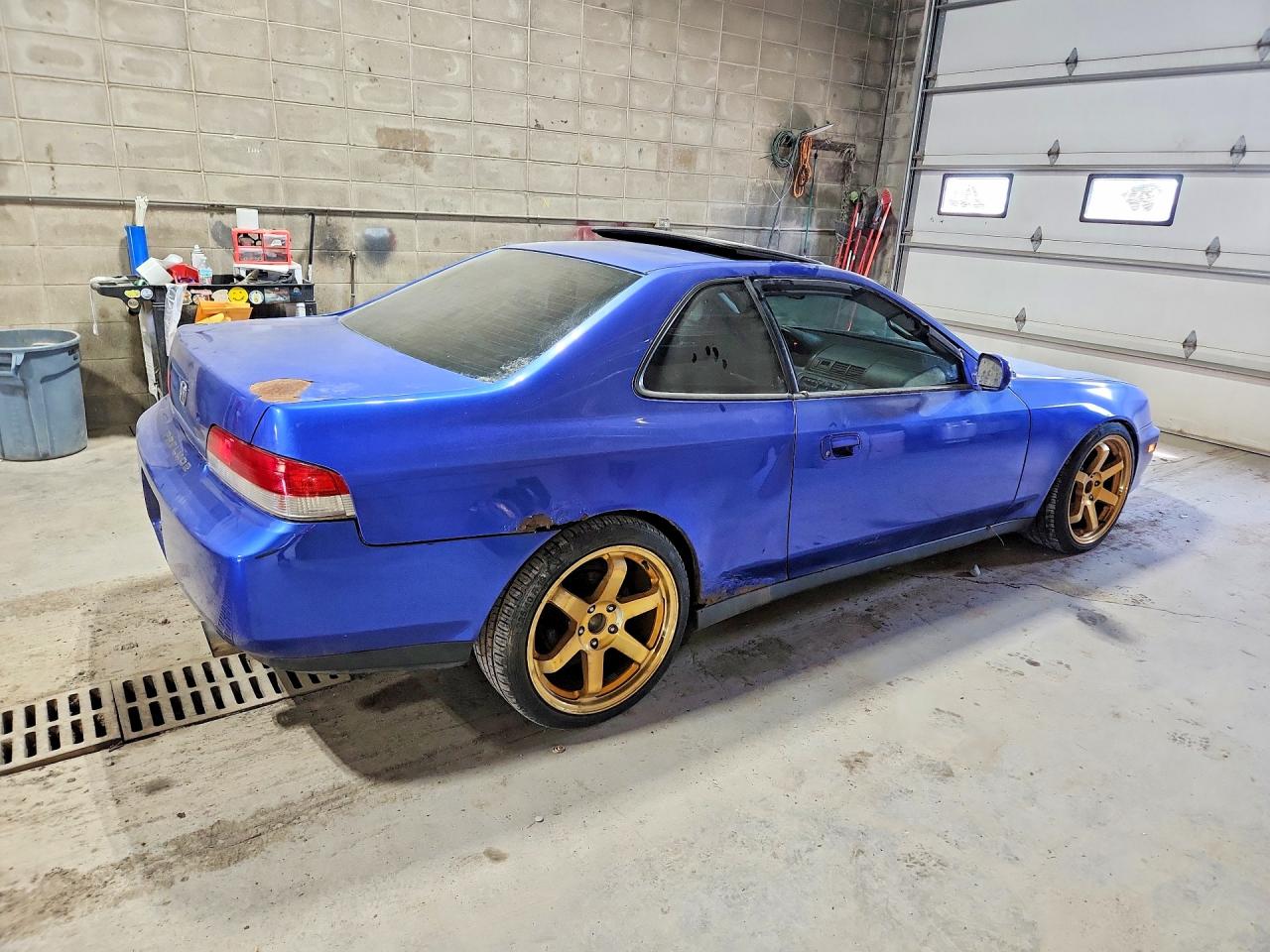2001 Honda Prelude Blue vin: JHMBB61431C001343