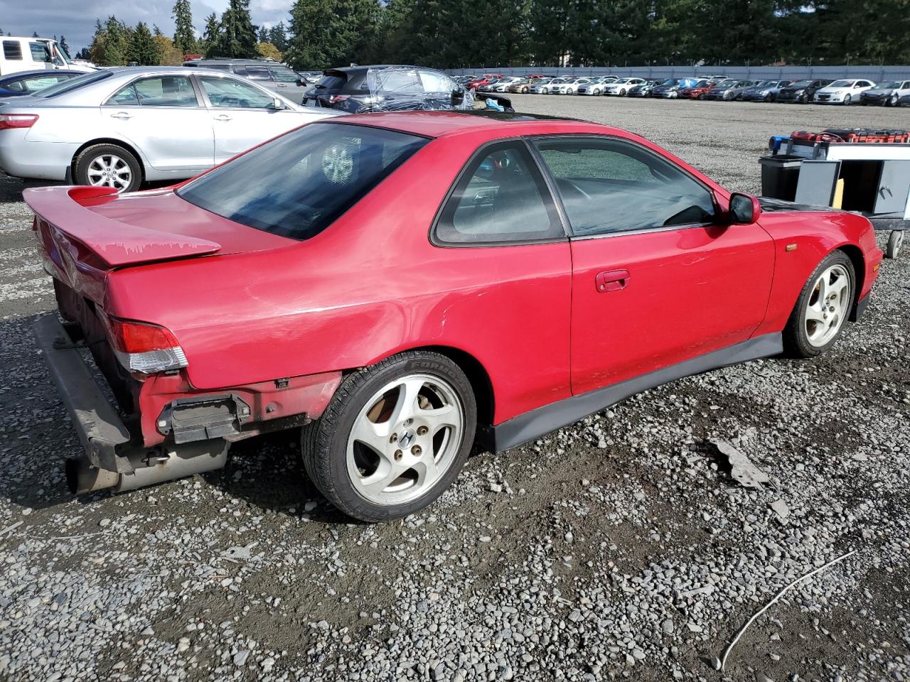 2001 Honda Prelude Red vin: JHMBB61451C006799