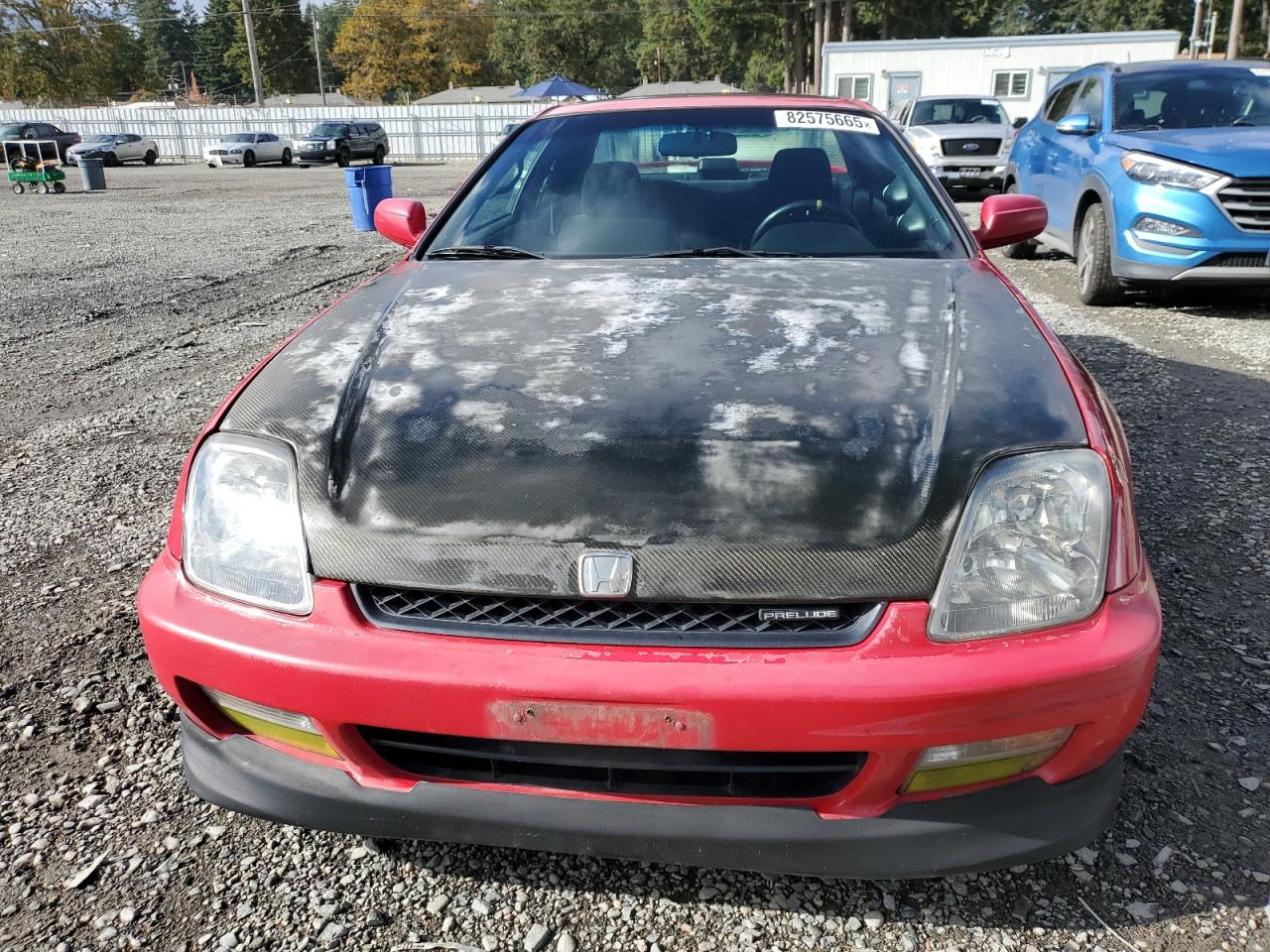 2001 Honda Prelude Red vin: JHMBB61451C006799