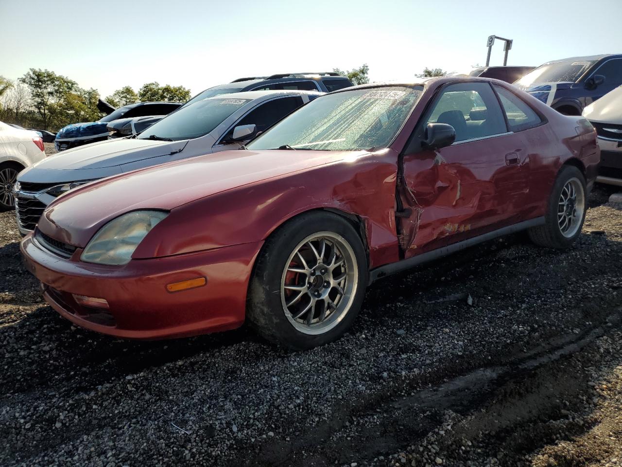 1997 Honda Prelude Red vin: JHMBB6146VC005909