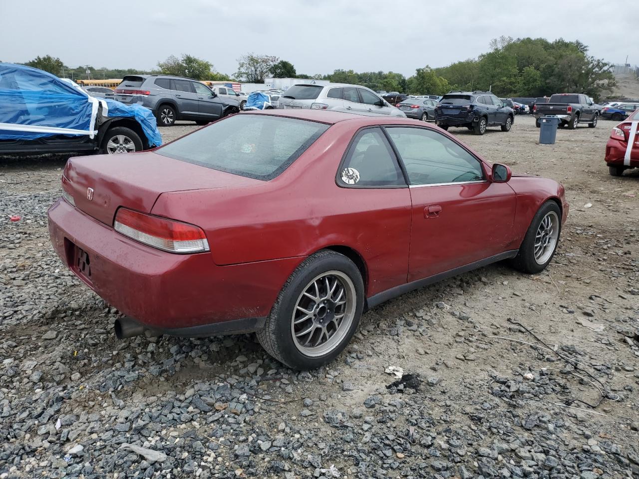 1997 Honda Prelude Red vin: JHMBB6146VC005909