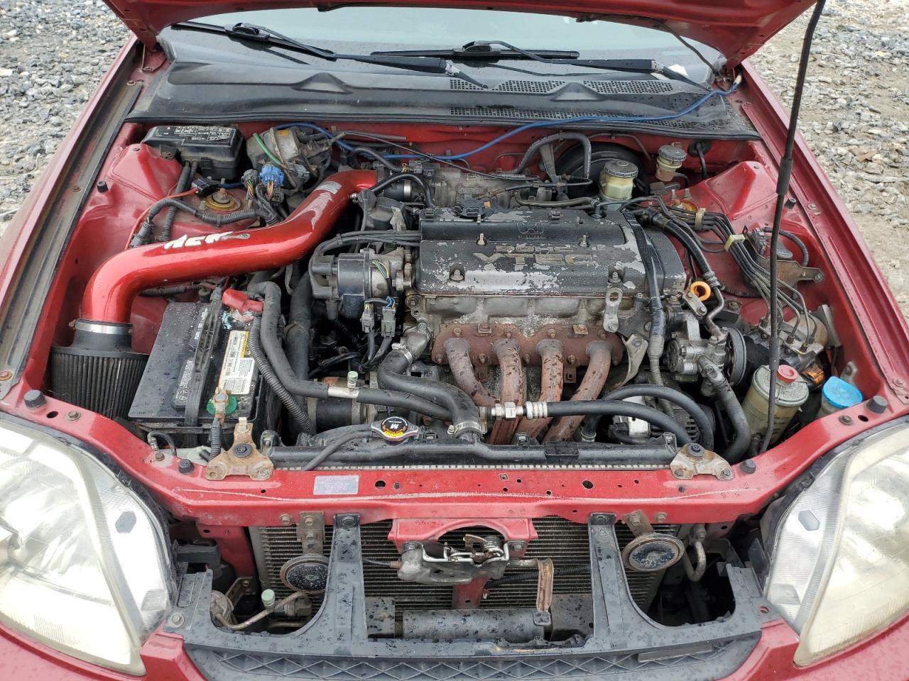 1997 Honda Prelude Red vin: JHMBB6146VC005909