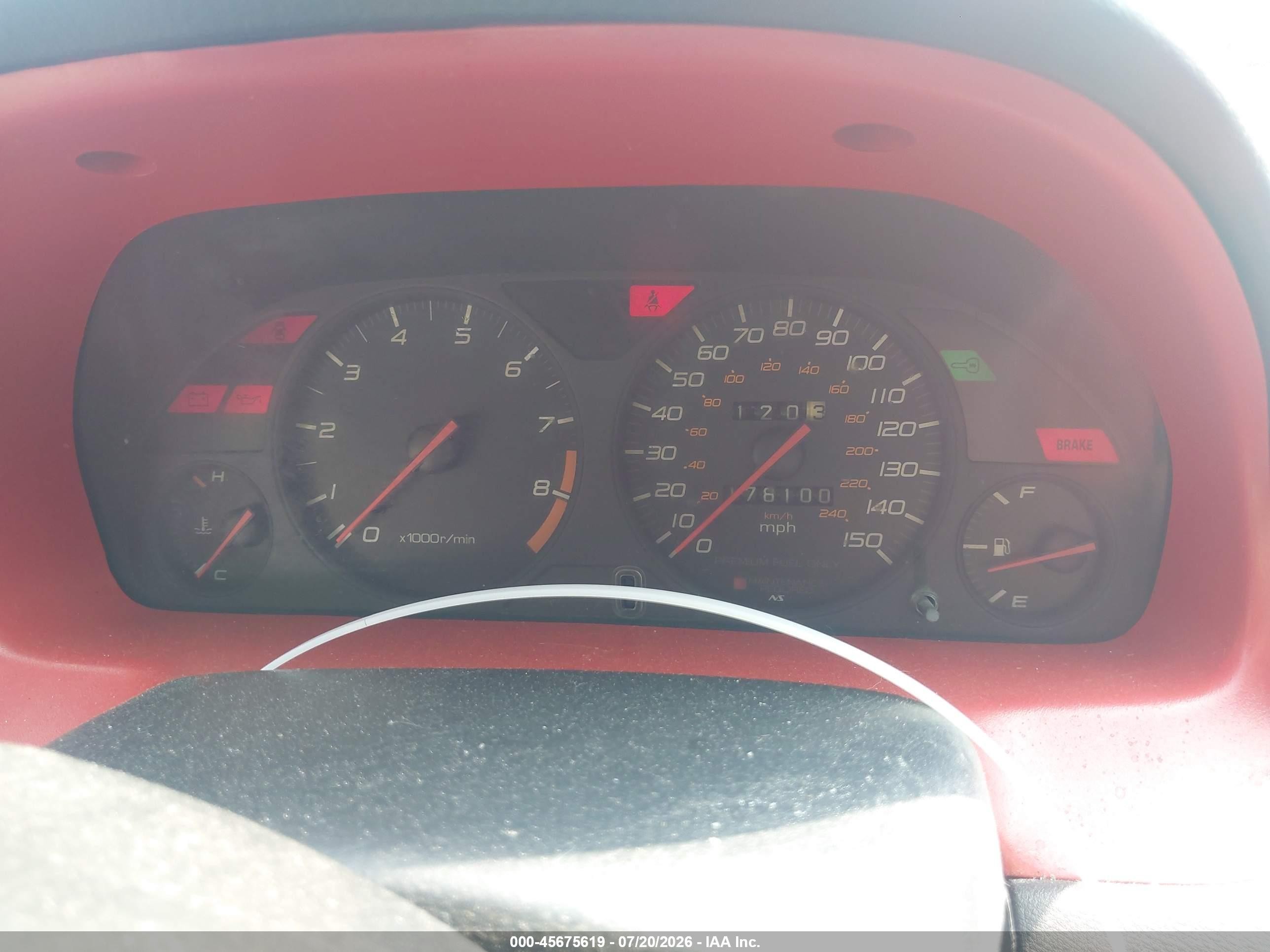 2001 Honda Prelude   Red vin: JHMBB61471C002964