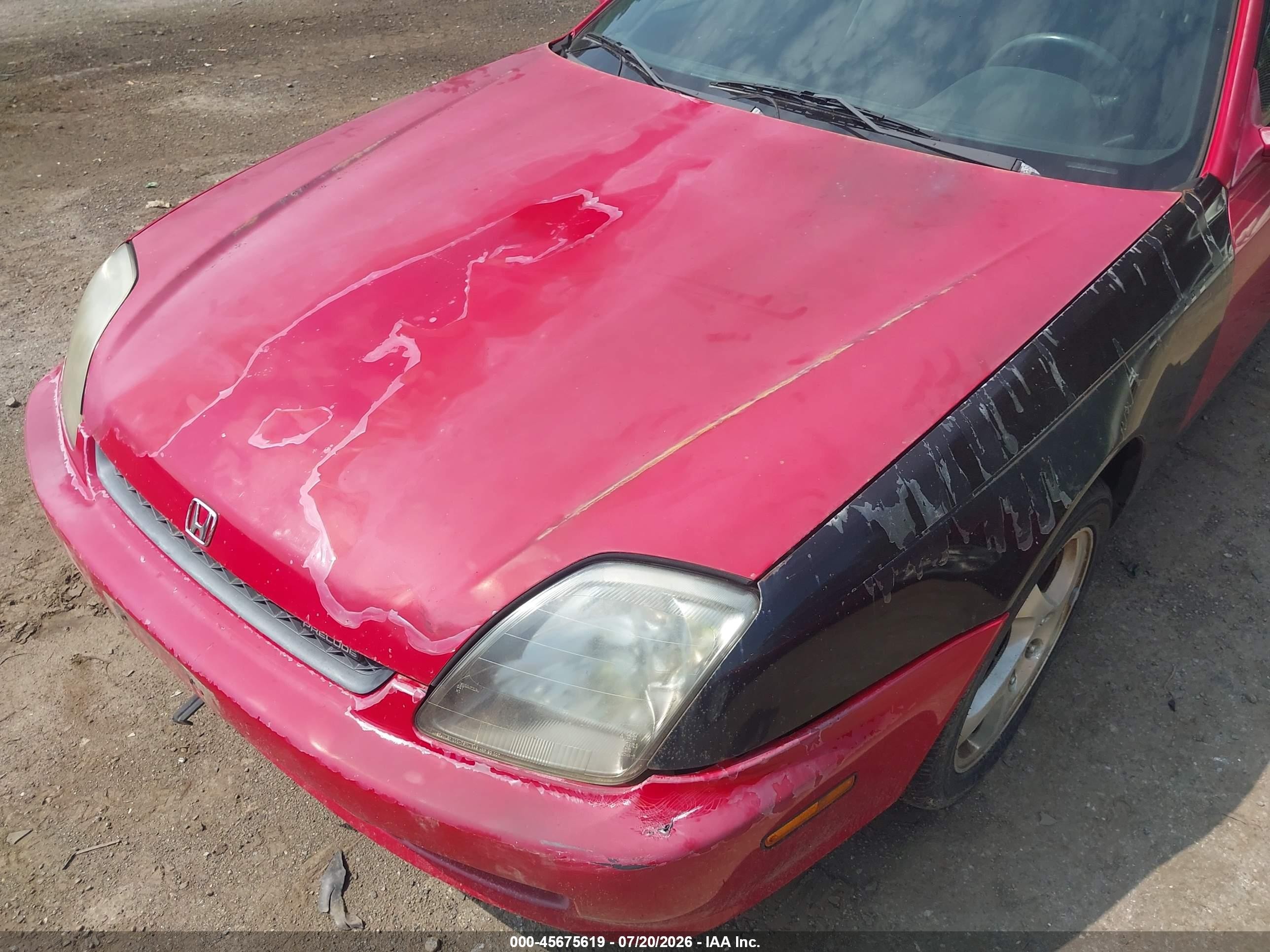 2001 Honda Prelude   Red vin: JHMBB61471C002964