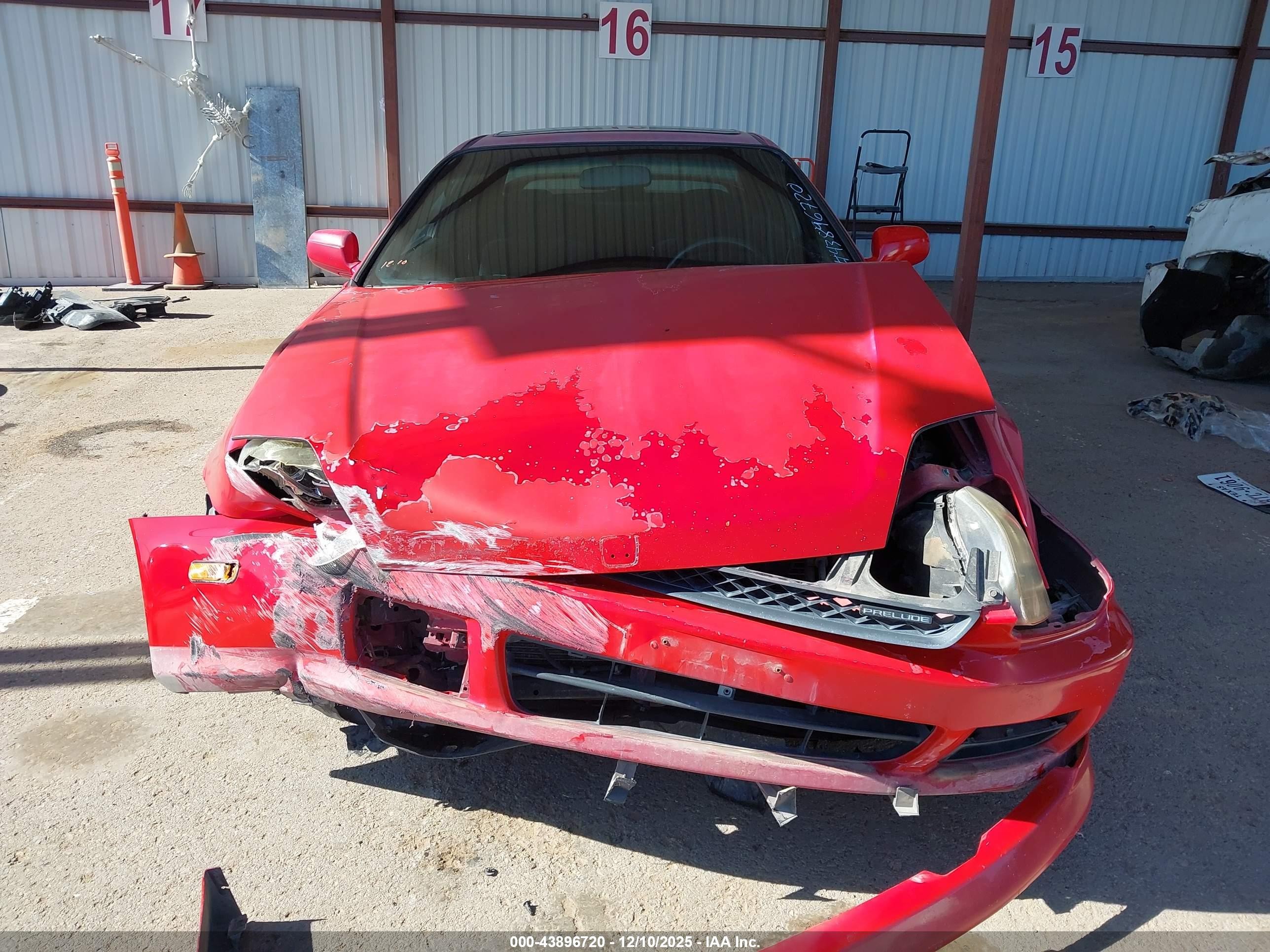 2001 Honda Prelude   Red vin: JHMBB61471C004326