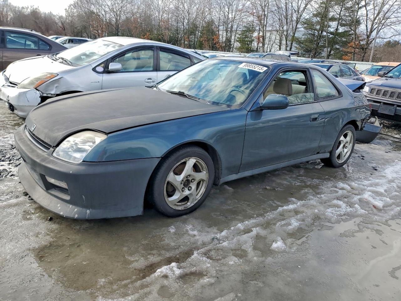1997 Honda Prelude Green vin: JHMBB6147VC000167