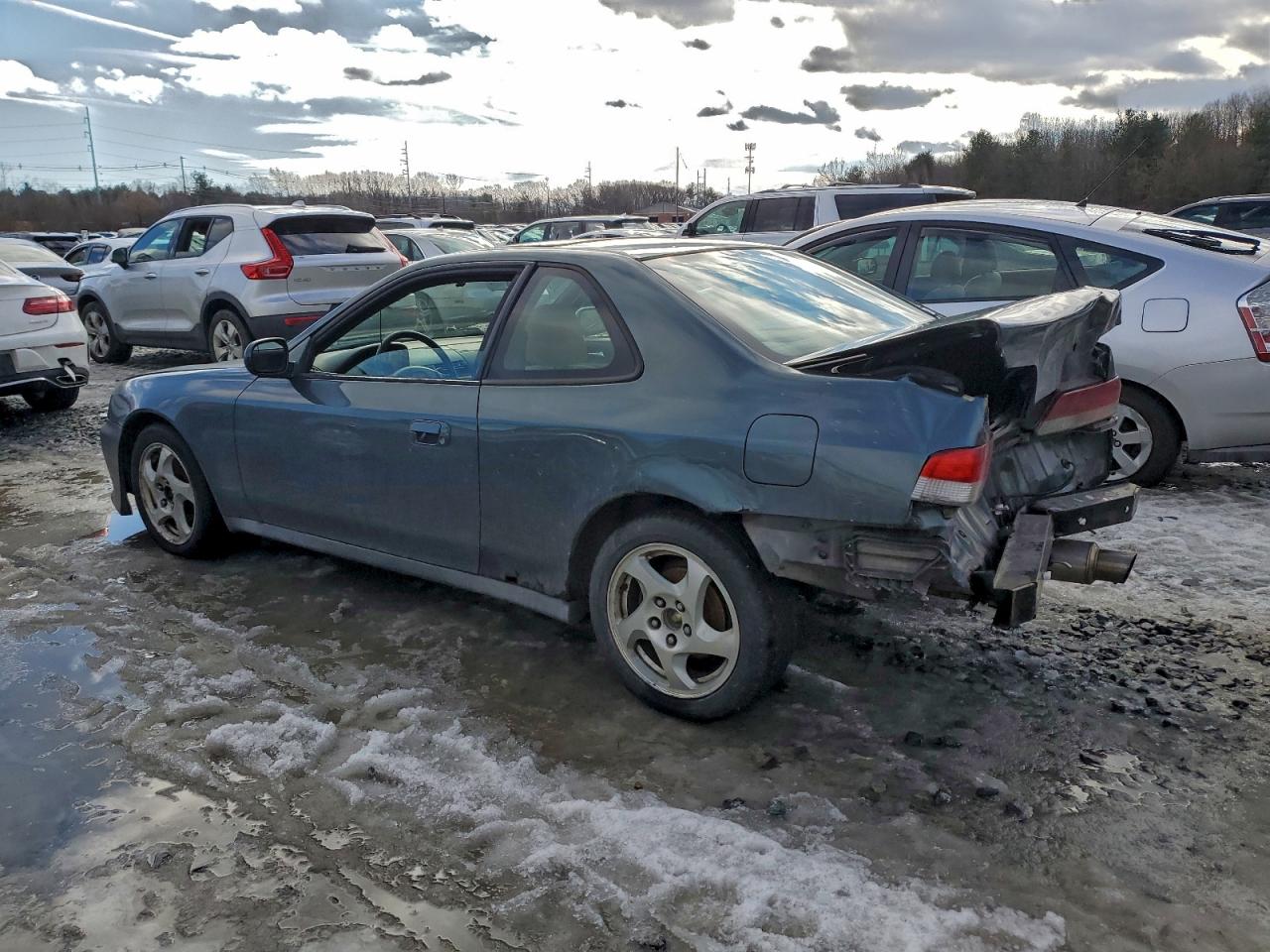 1997 Honda Prelude Green vin: JHMBB6147VC000167