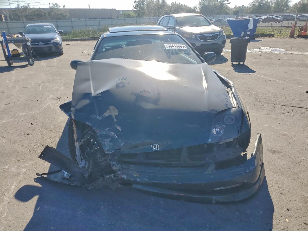 1997 Honda Prelude Green vin: JHMBB6147VC004607