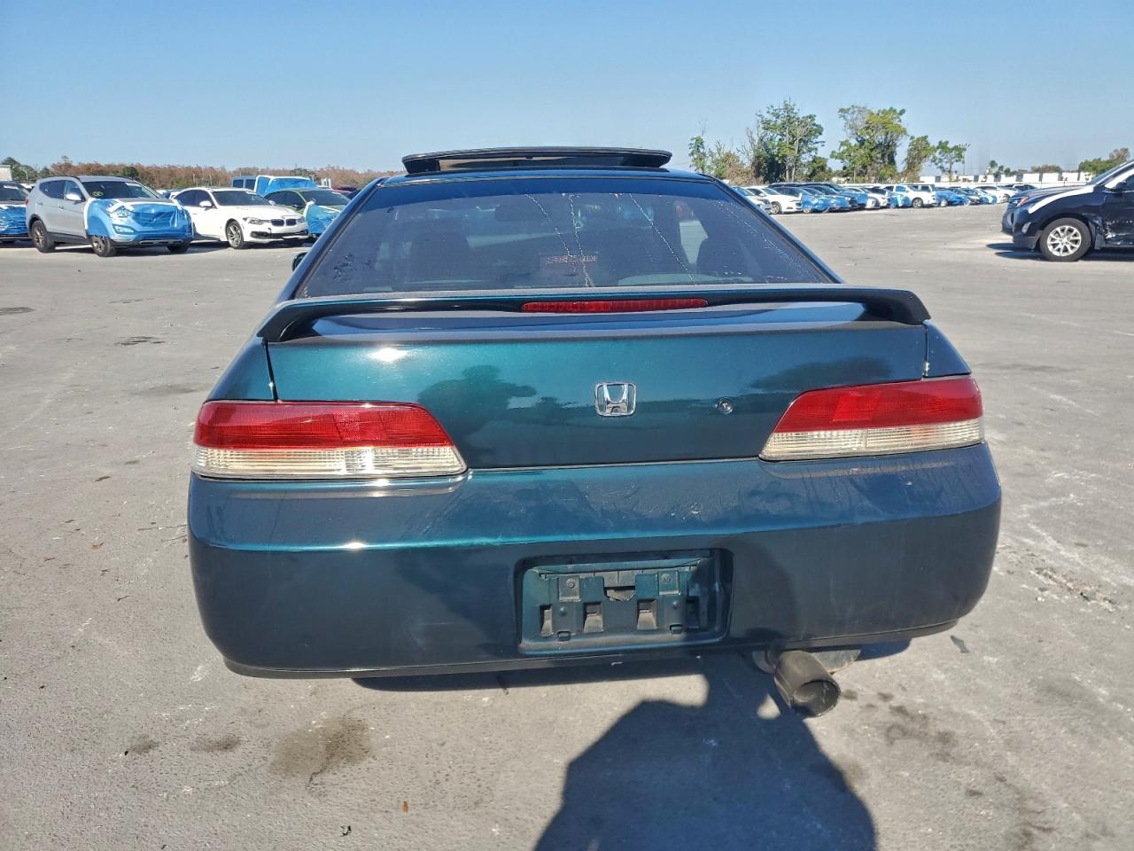 1997 Honda Prelude Green vin: JHMBB6147VC004607