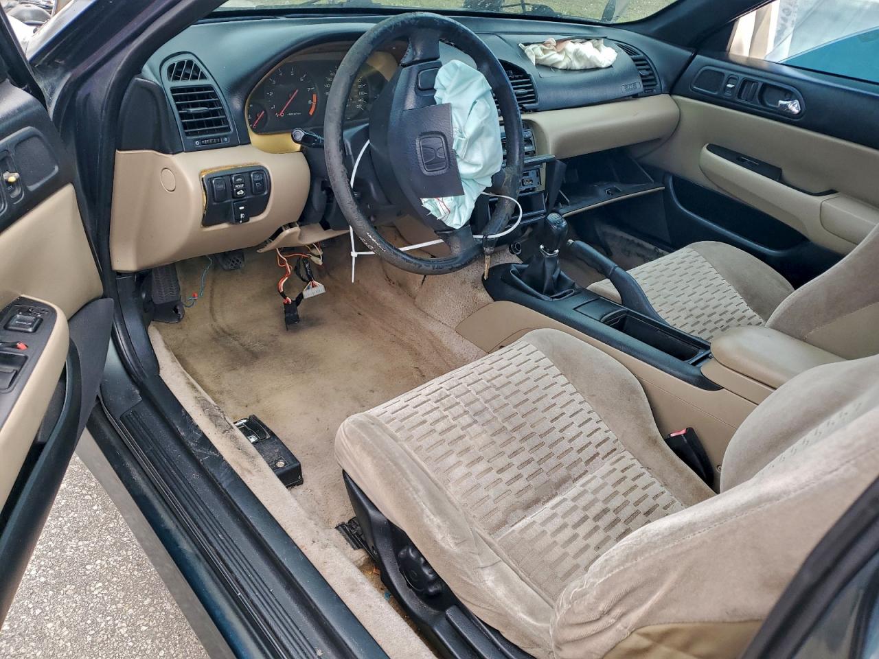 1997 Honda Prelude Green vin: JHMBB6147VC004607