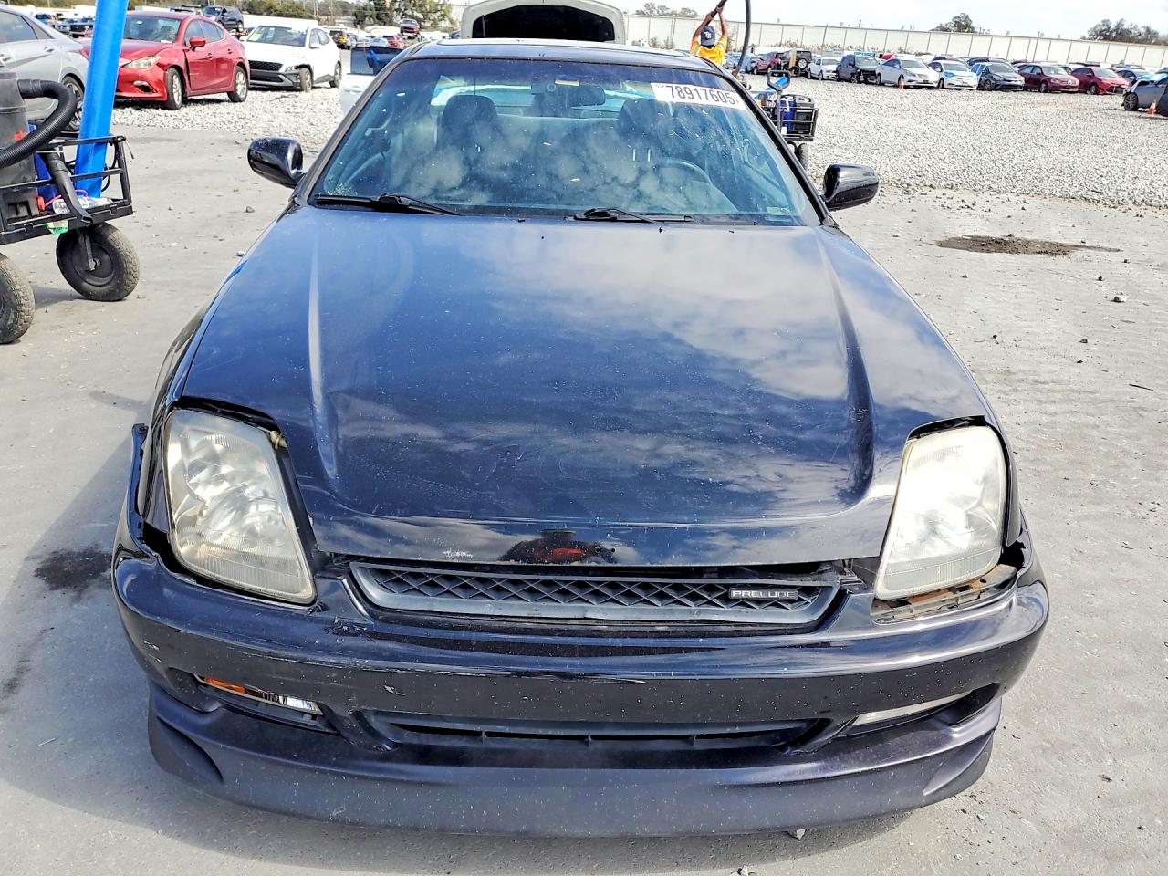 2001 Honda Prelude Black vin: JHMBB61491C000438