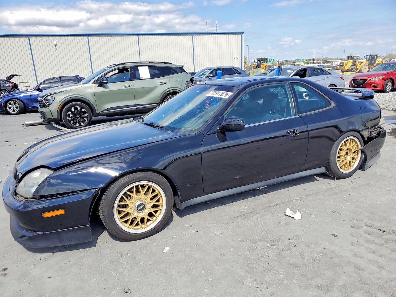 2001 Honda Prelude Black vin: JHMBB61491C000438