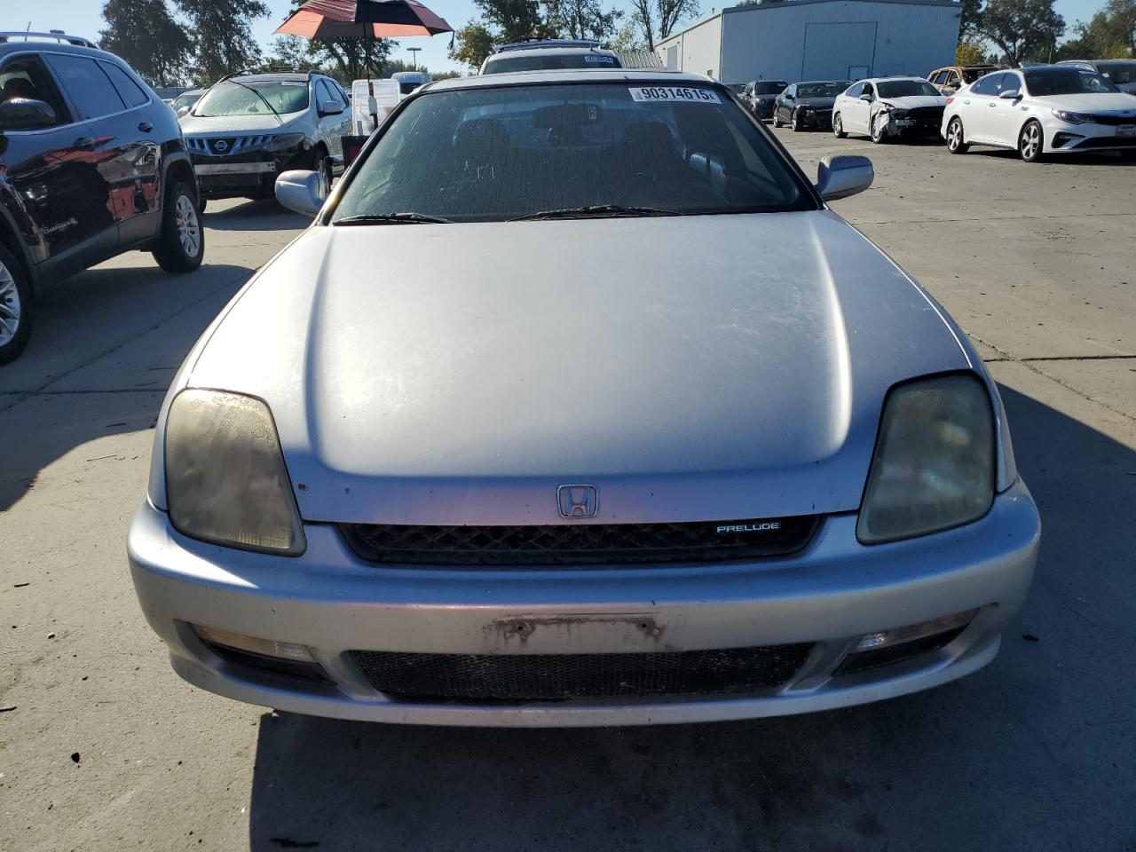 2001 Honda Prelude Silver vin: JHMBB614X1C002151
