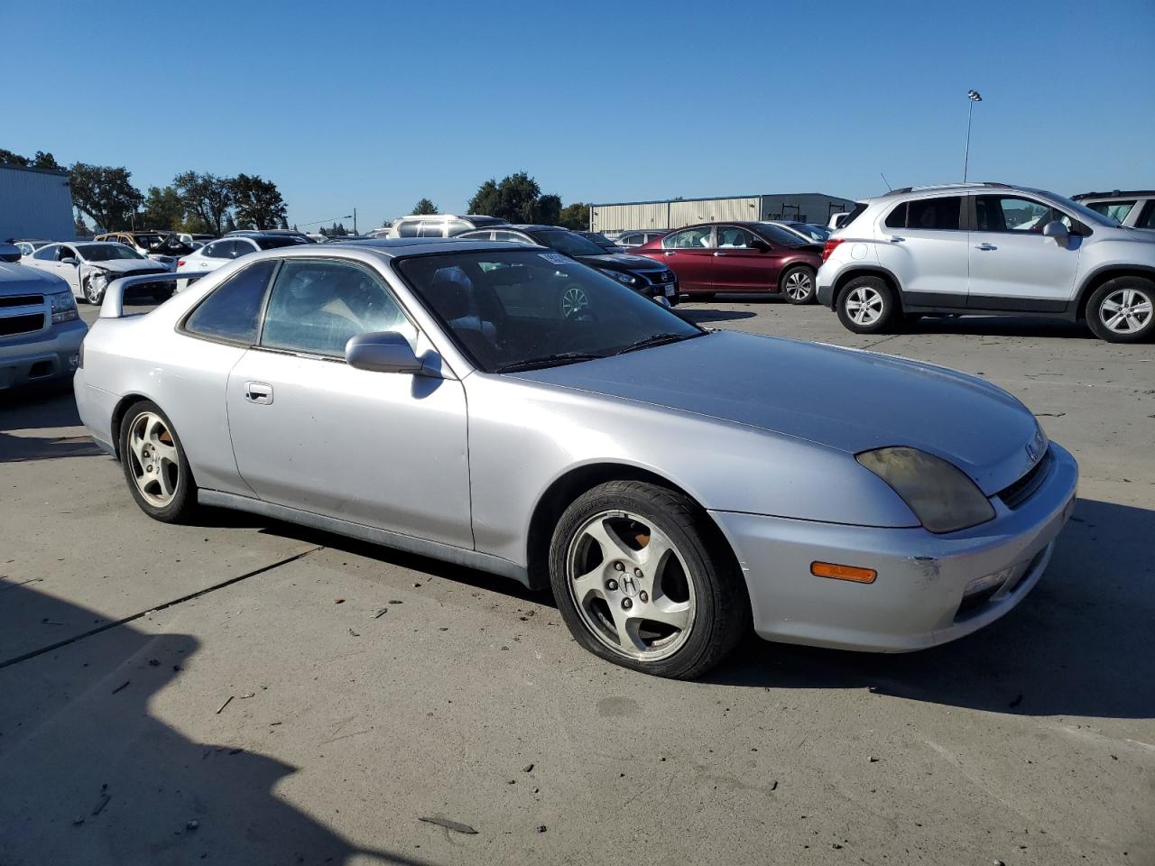 2001 Honda Prelude Silver vin: JHMBB614X1C002151