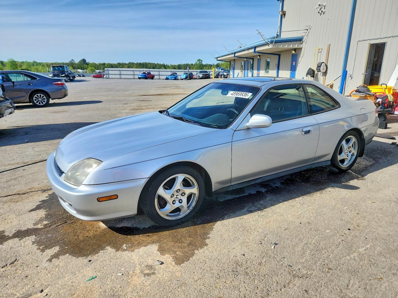 2001 Honda Prelude Gray vin: JHMBB614X1C008886