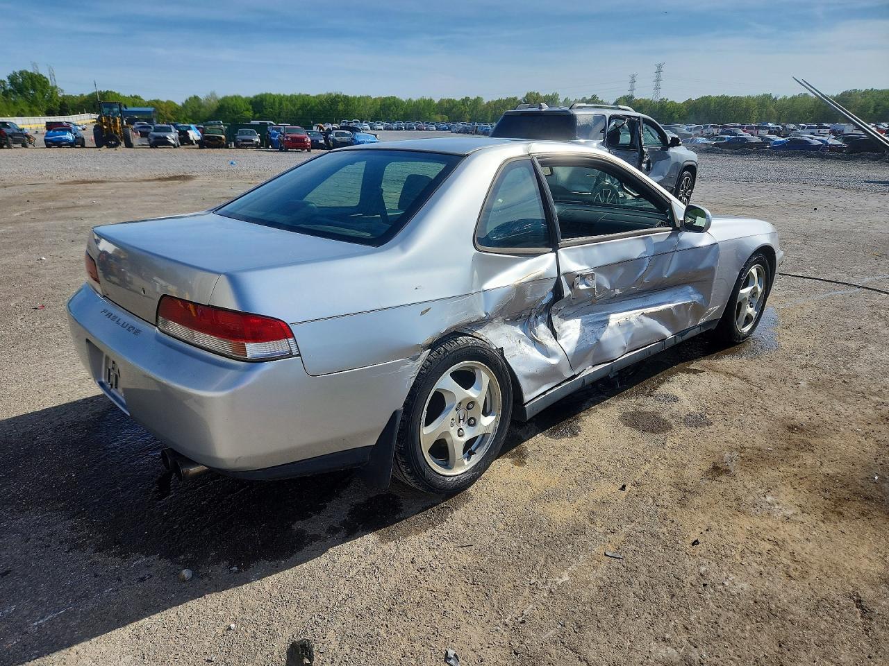 2001 Honda Prelude Gray vin: JHMBB614X1C008886