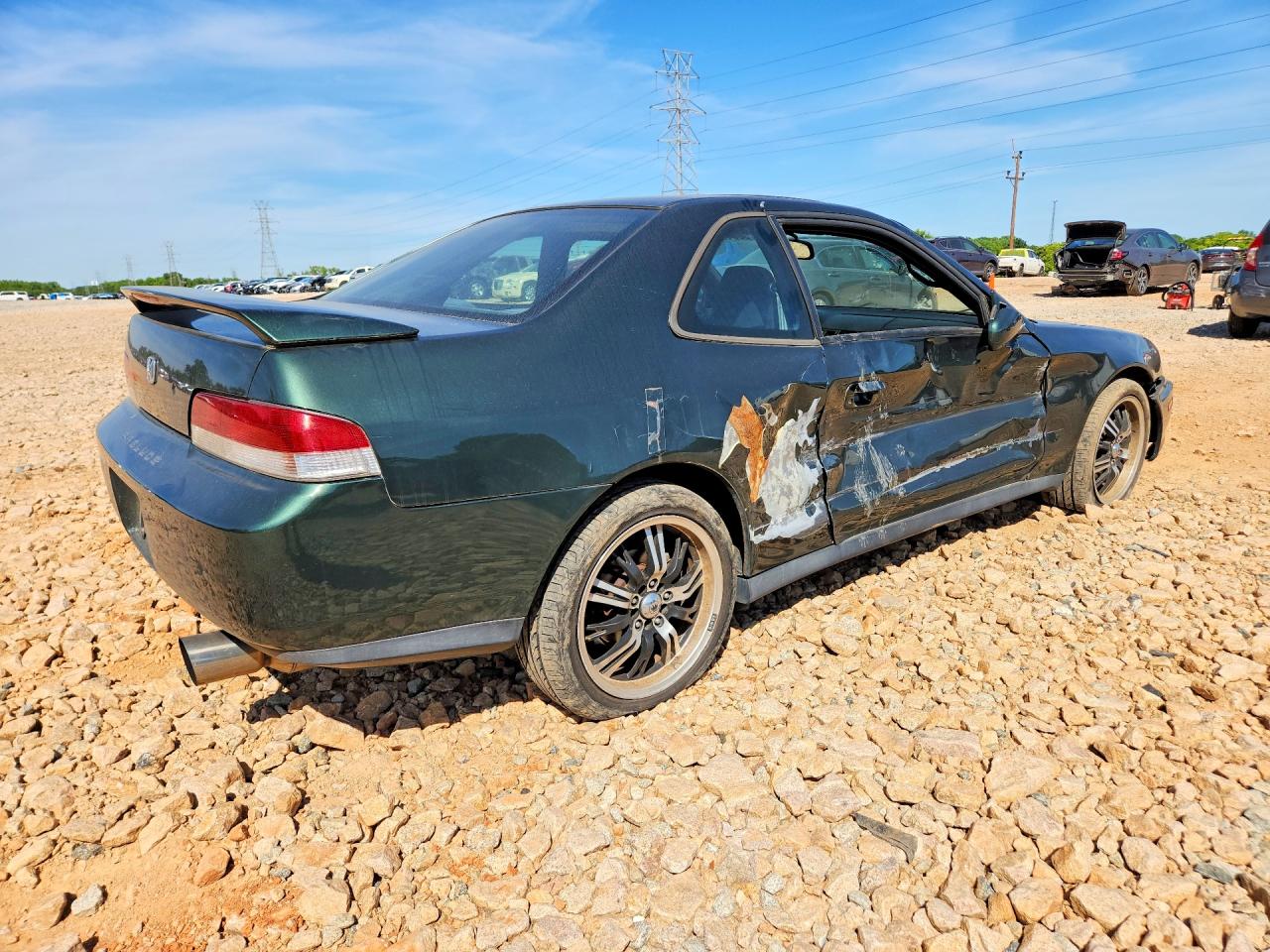 2000 Honda Prelude Green vin: JHMBB614XYC004802