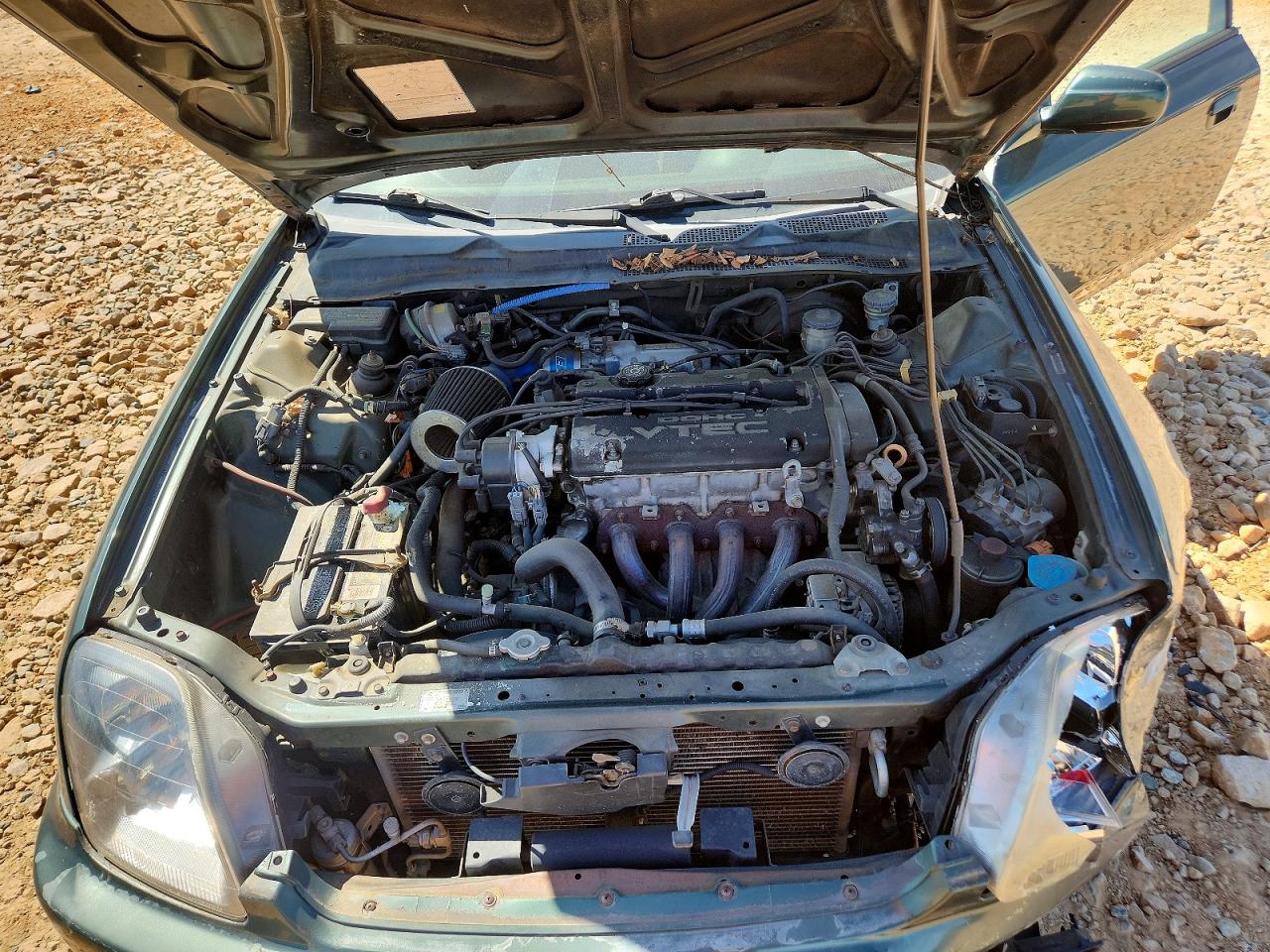 2000 Honda Prelude Green vin: JHMBB614XYC004802