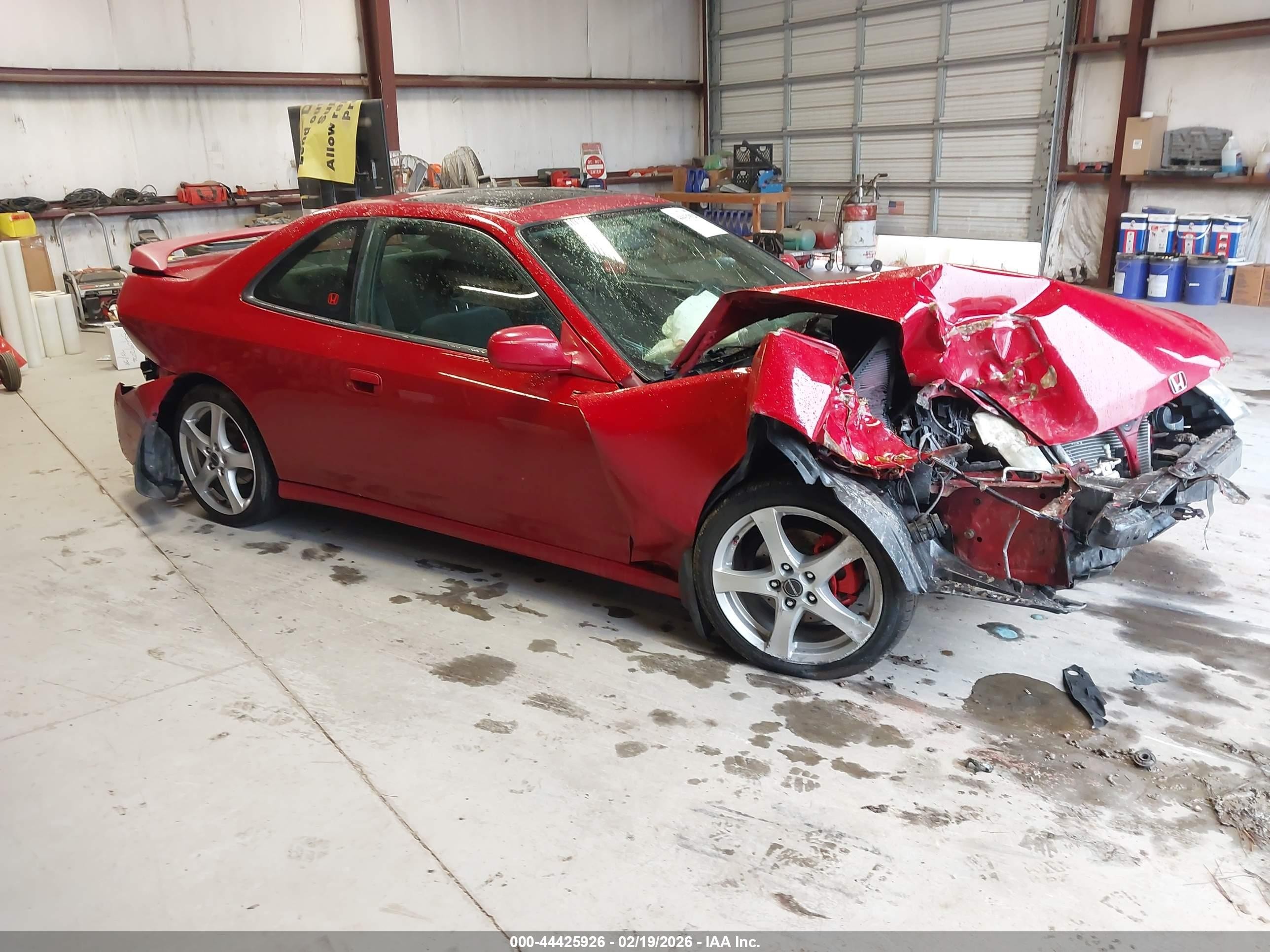1997 Honda Prelude Sh Red vin: JHMBB6150VC008443